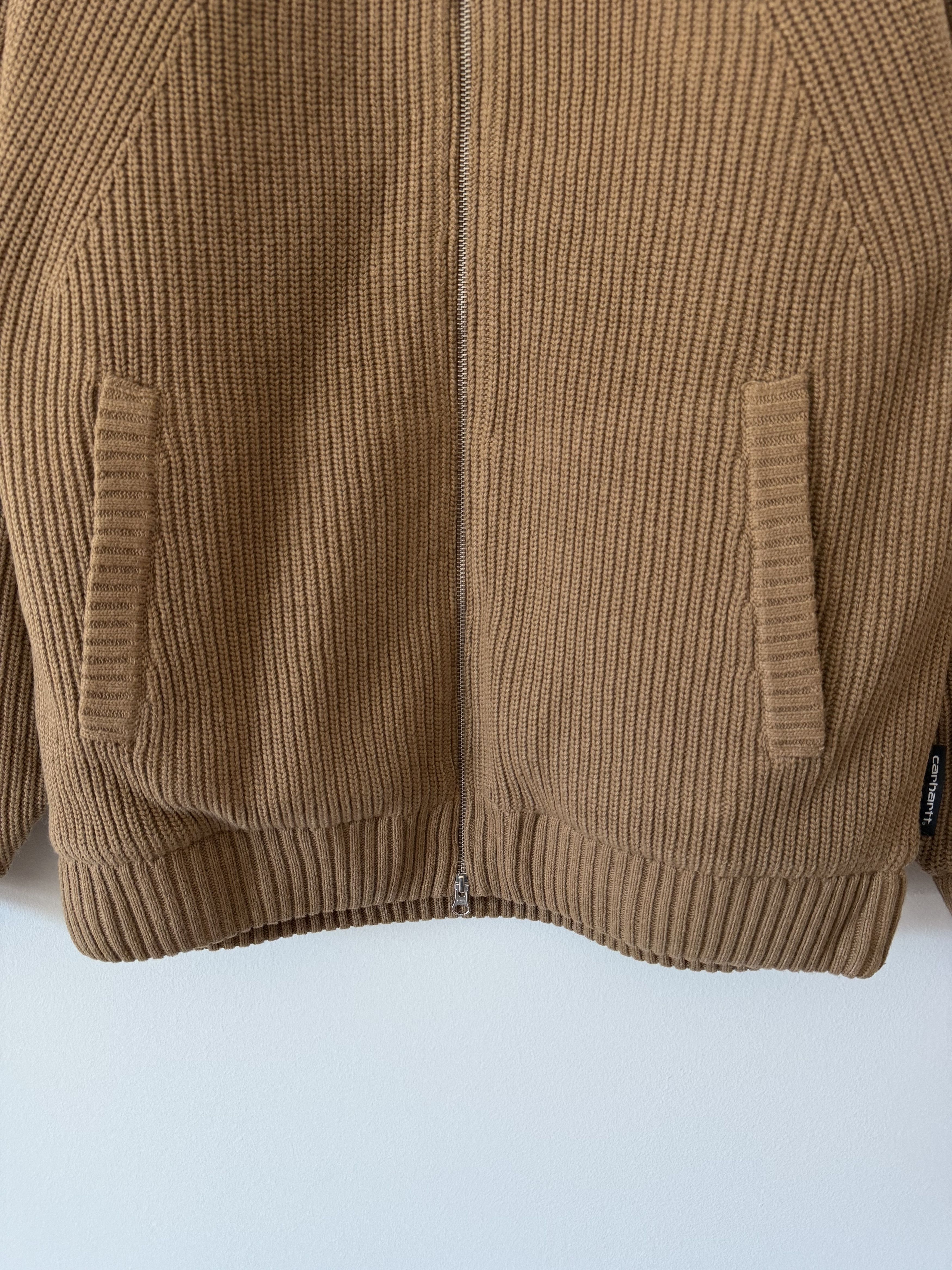 Carhartt Wip Carhartt WIP Banley Sweater Jacket in Peanut Brown Size US XL / EU 56 / 4 - 3 Thumbnail