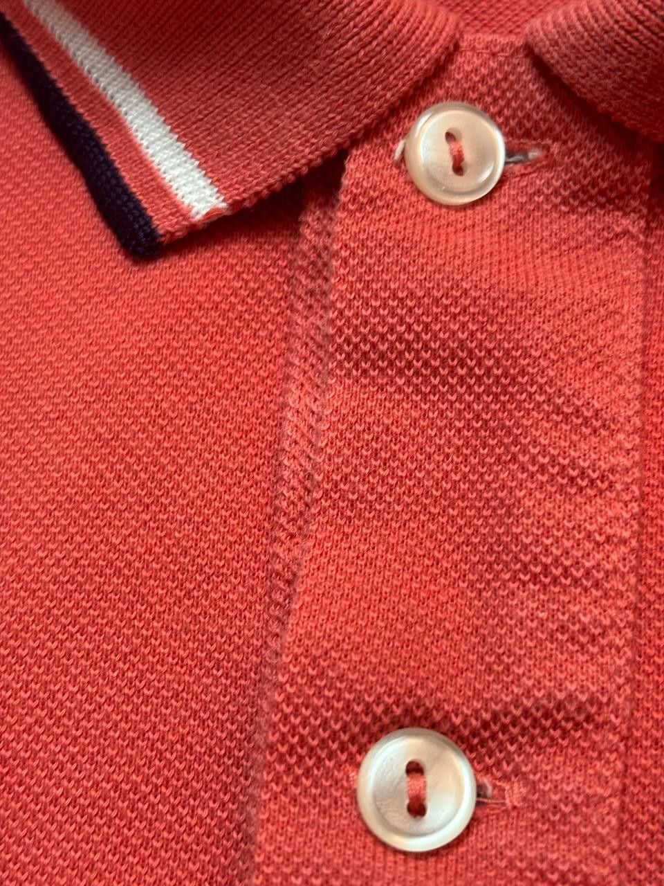 Lacoste Lacoste Slim Fit Tipped Polo Salmon Pink Size 5/L Size US L / EU 52-54 / 3 - 8 Thumbnail