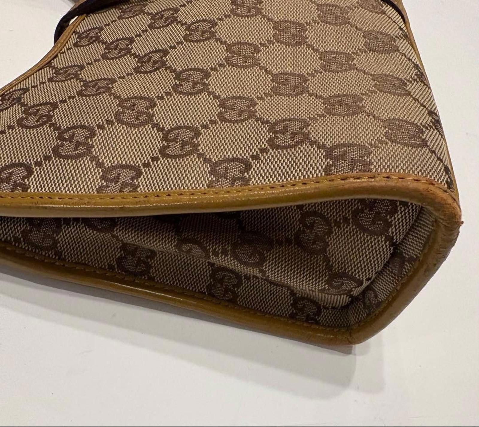 Gucci Gucci - Brown Monogram Canvas Shoulder Bag Size ONE SIZE - 9 Thumbnail