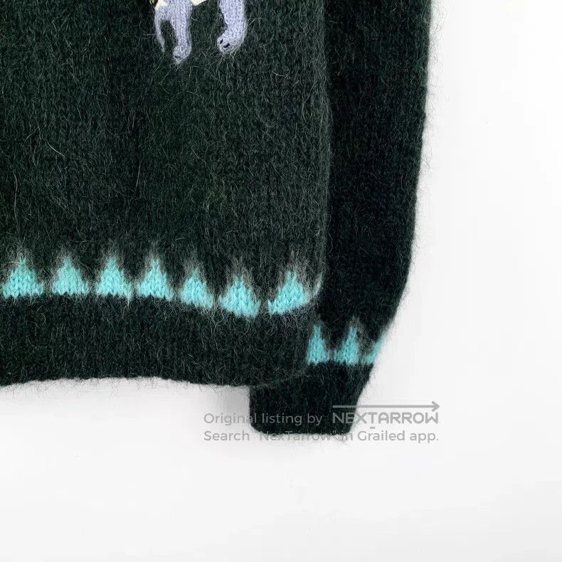 Loewe Loewe Color Blocked Fair Isle Animal Embroidered Mohair Cr Size S / US 4 / IT 40 - 5 Thumbnail