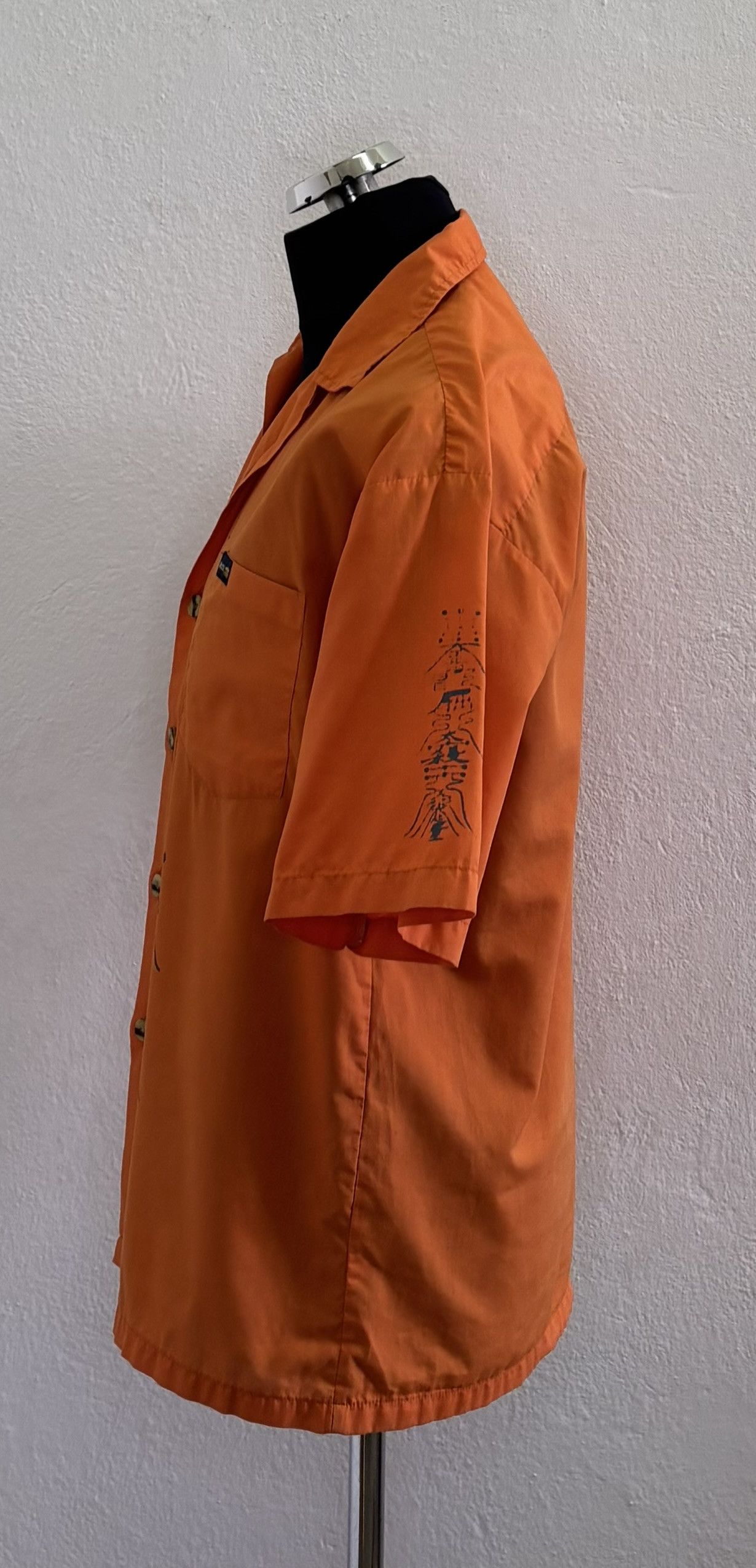 Stussy Stussy 90s shirt orange large Size US L / EU 52-54 / 3 - 3 Thumbnail