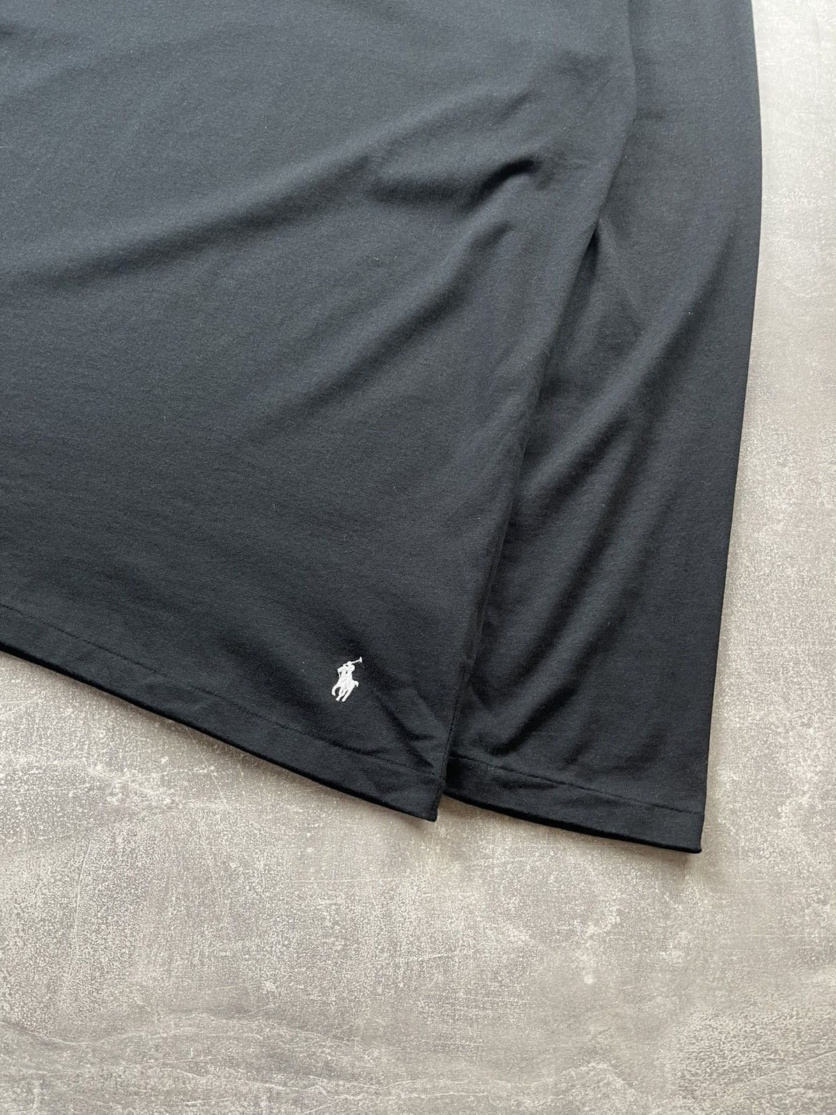 Polo Ralph Lauren Polo Ralph Lauren Black Long Sleeve Logo T-Shirt Size US L / EU 52-54 / 3 - 4 Thumbnail