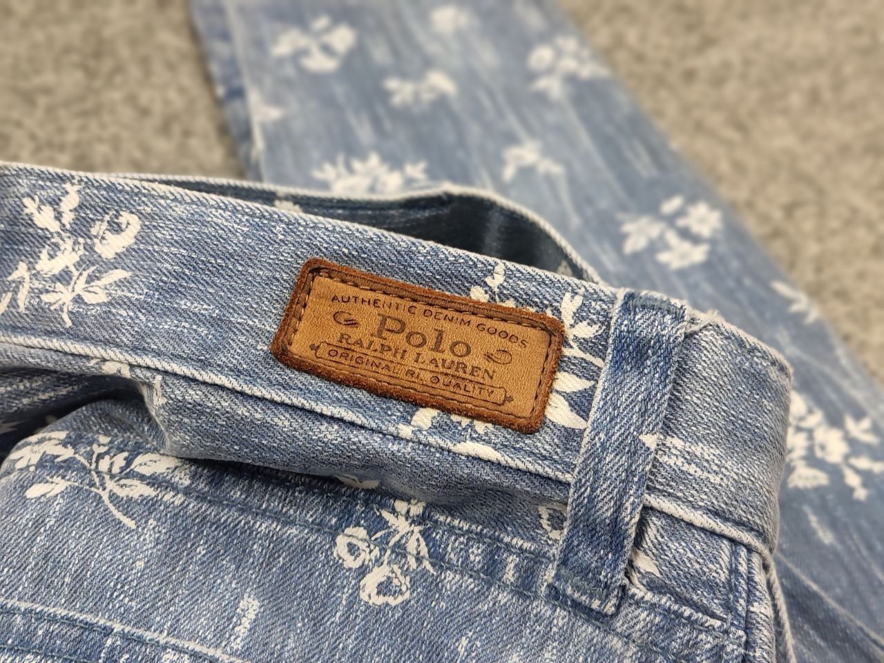 Polo Ralph Lauren Vintage Polo Ralph Lauren Slim Callen Pattern Denim Jeans Size 25" / US 0 / IT 36 - 11 Thumbnail