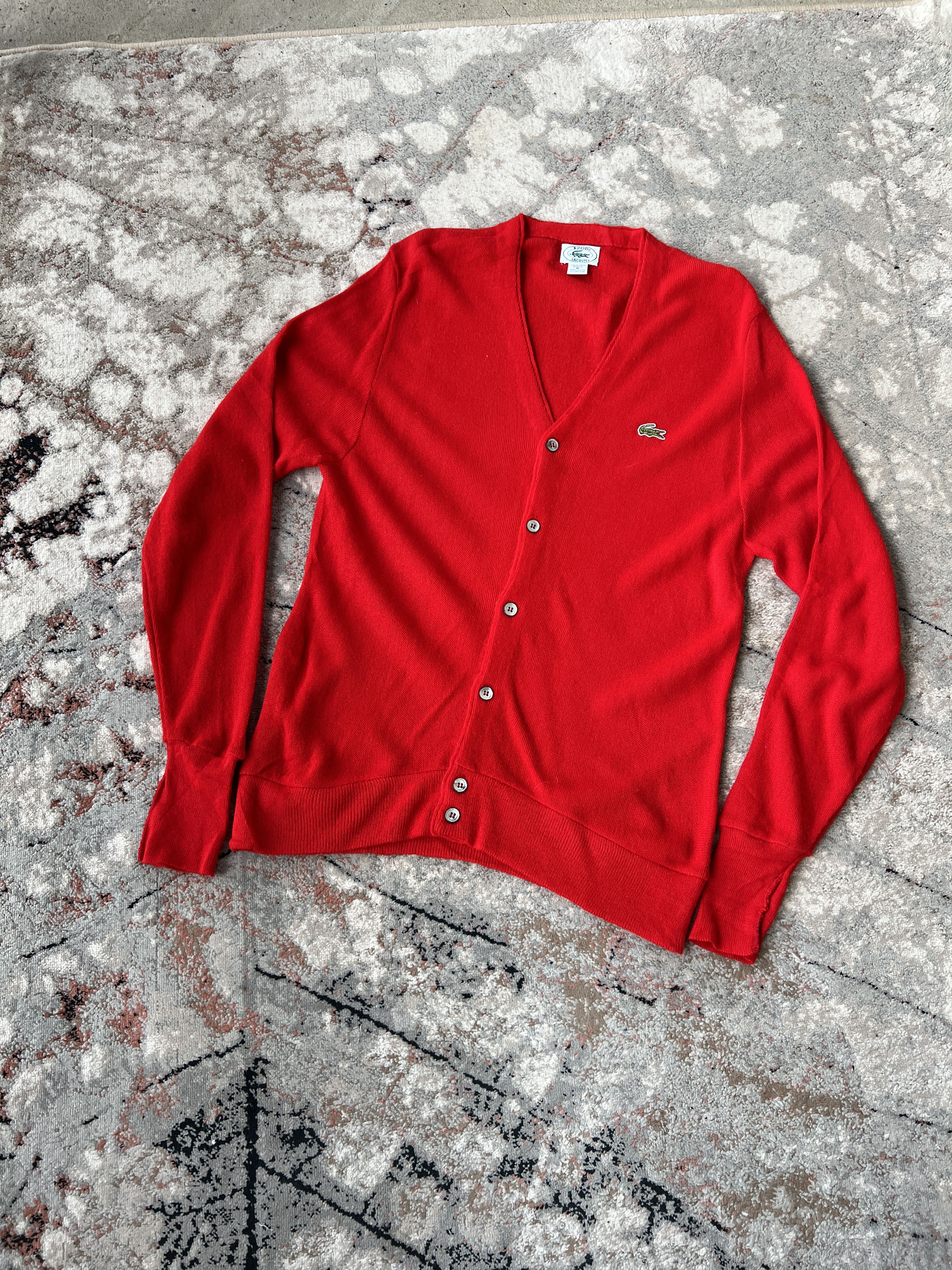 Lacoste Lacoste IZOD Vintage Made In USA Cardigan Size M / US 6-8 / IT 42-44 - 1 Thumbnail