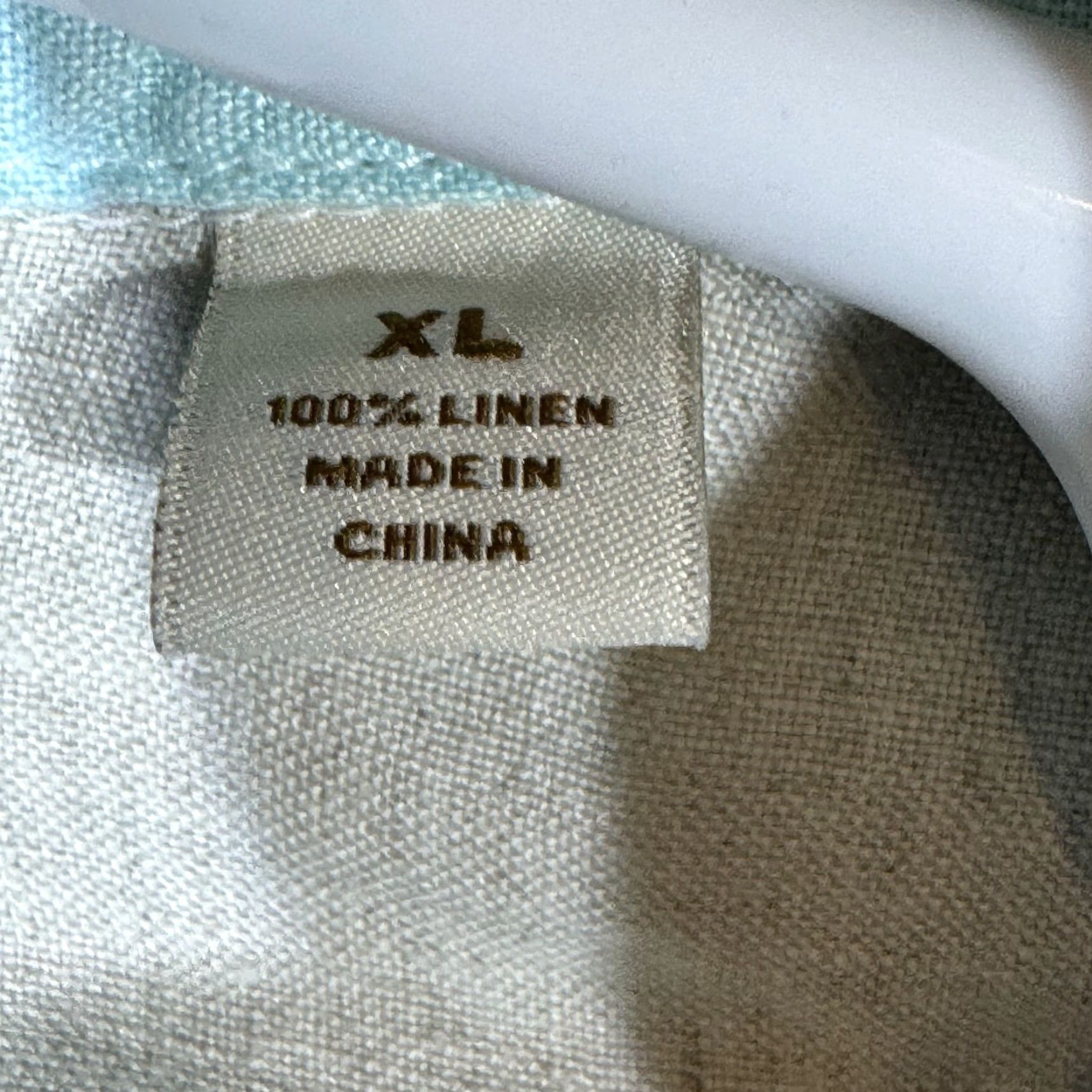 Vintage Caribbean Shirt XL Light Blue Striped Linen Hawaiian Shirt – 100% Linen, Button-Up, Short Sleeve, Casual Beach, Men’s, 42" Chest, 31" Length Size US XL / EU 56 / 4 - 7 Thumbnail