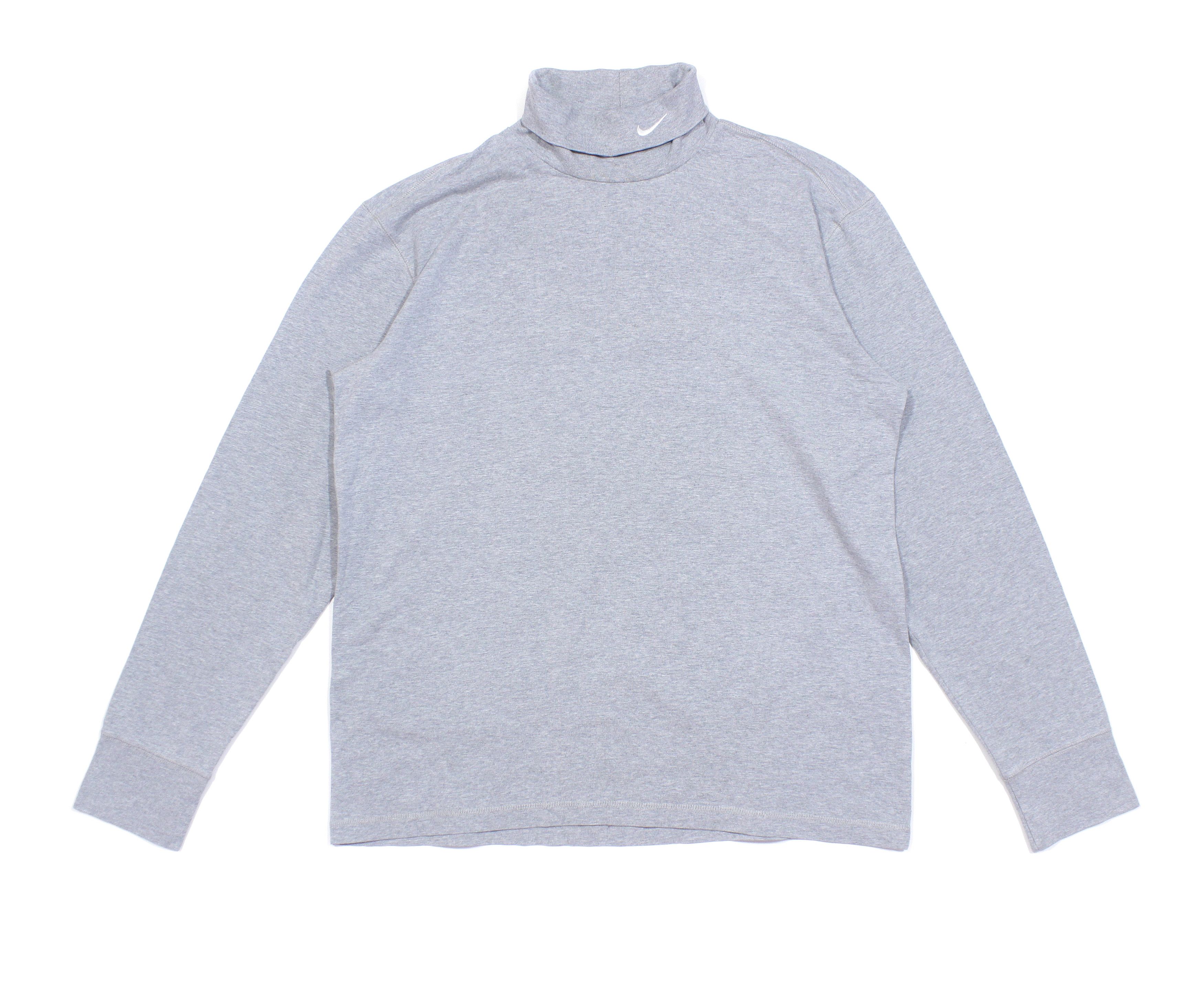 Nike 90S Swoosh Logo Turtleneck Size US L / EU 52-54 / 3 - 1 Thumbnail