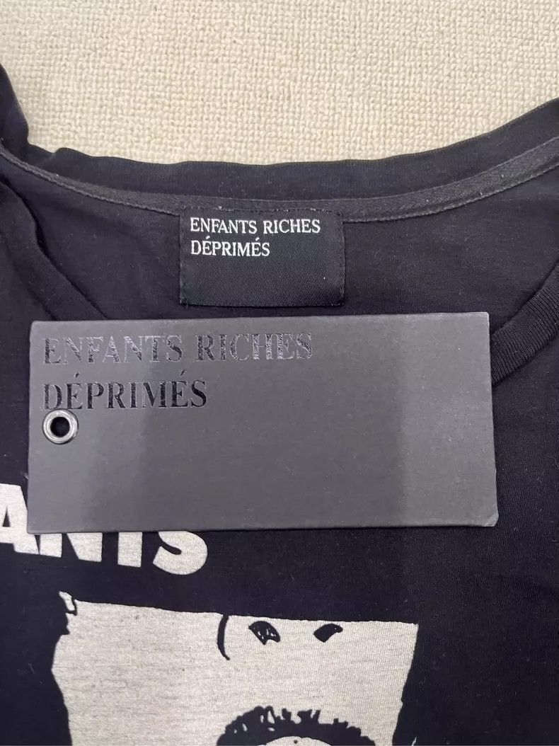 Enfants Riches Deprimes Enfants Riches Deprimes Black Graphic Tee Shirt-2506 Size US M / EU 48-50 / 2 - 4 Thumbnail