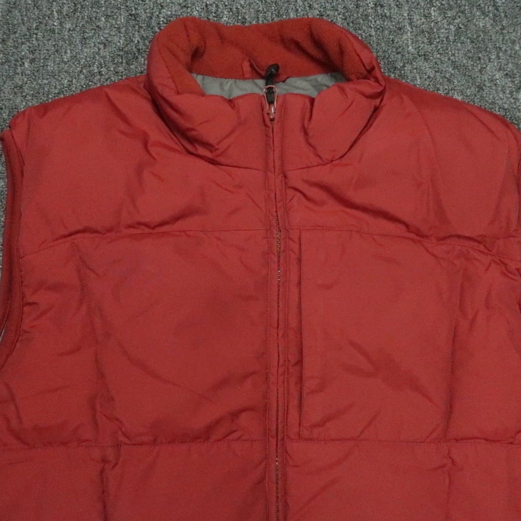 Eddie Bauer Eddie Bauer Vest Mens Large Red Goose Down Puffer Quilted Full Zip Pockets Size US L / EU 52-54 / 3 - 2 Thumbnail