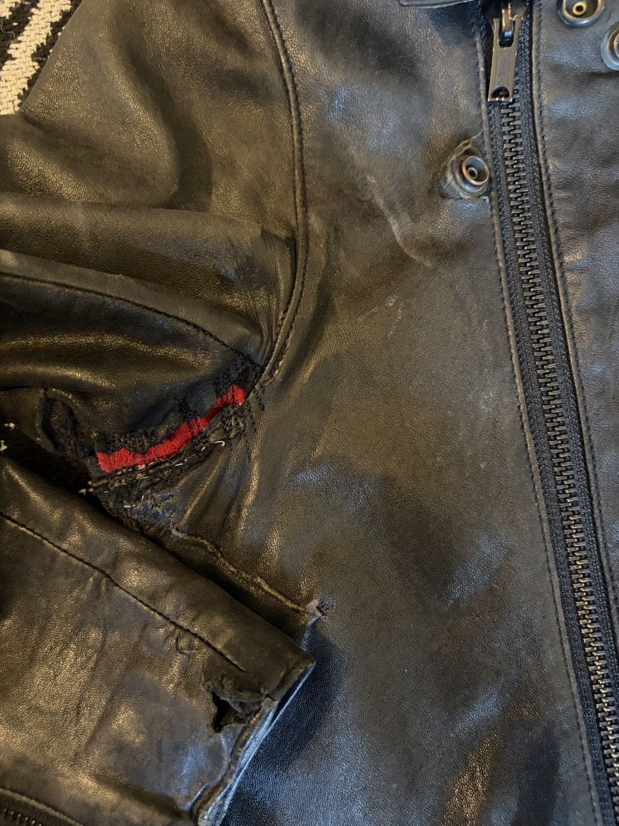 Hysteric Glamour Hysteric Glamour Leather Jacket Size US XS / EU 42 / 0 - 8 Thumbnail