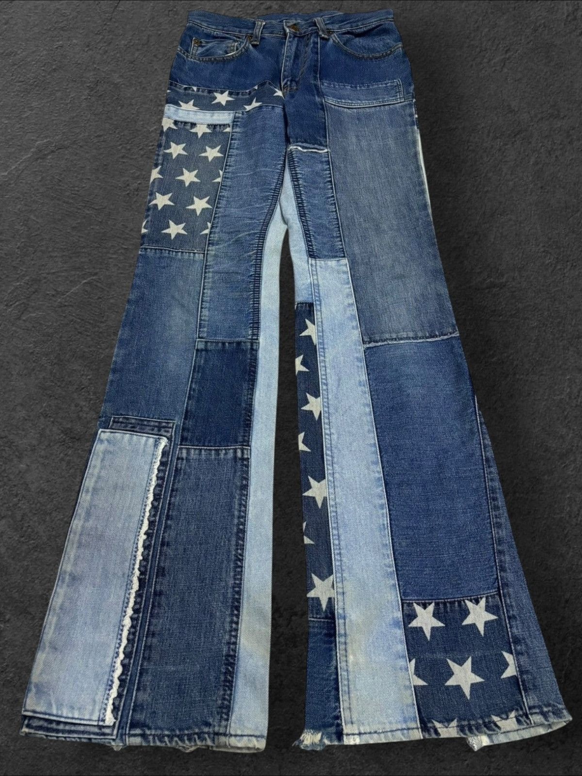 Hysteric Glamour Kinky Hysteric Glamour Flared Bootcut Patchwork Jeans Size US 28 / EU 44 - 3 Thumbnail