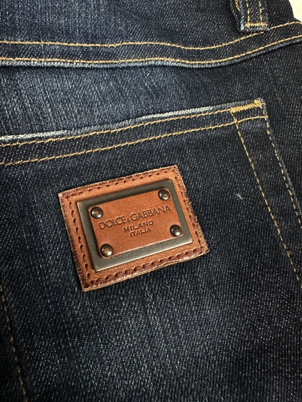 Dolce & Gabbana × Japanese Brand × Vintage Avant Garde Luxury Denim Dolce & Gabbana (D&G) Classic LGB Size 27" / US 4 / IT 40 - 4 Thumbnail
