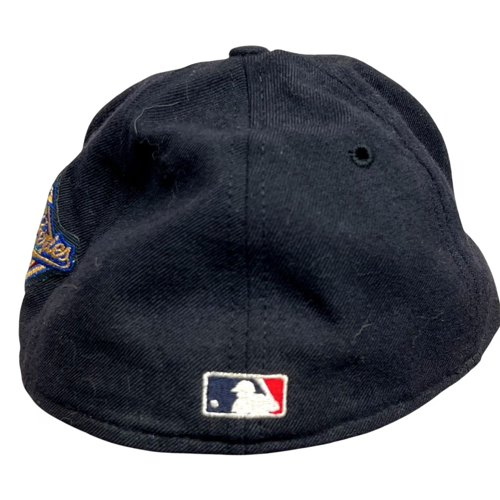 New Era VINTAGE New Era Pro Model Hat Yankees MLB Diamond Collection Wool Fitted 7 1/8 Blue Baseball Cap Men Mens Size ONE SIZE - 5 Thumbnail