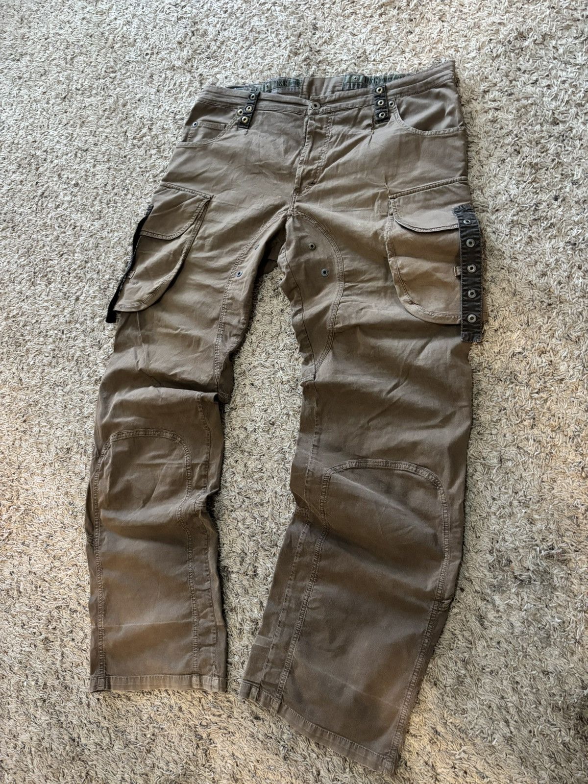 Dolce & Gabbana Ss03 brown dolce & gabbana cargo pants Size US 40 / EU 56 - 2 Thumbnail
