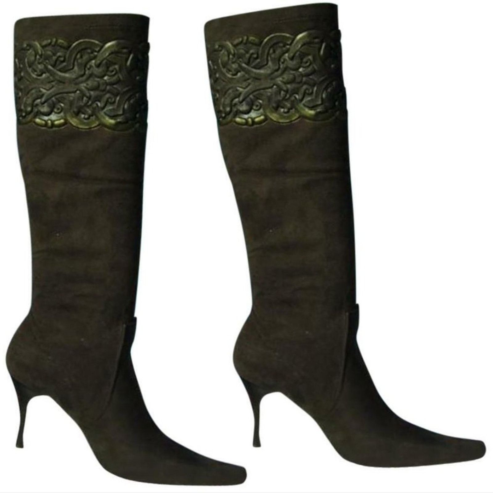 Donald Pliner Donald Pliner Couture Stretch Suede Leather Boot NWT $465 Size US 6.5 / IT 36.5 - 1 Thumbnail