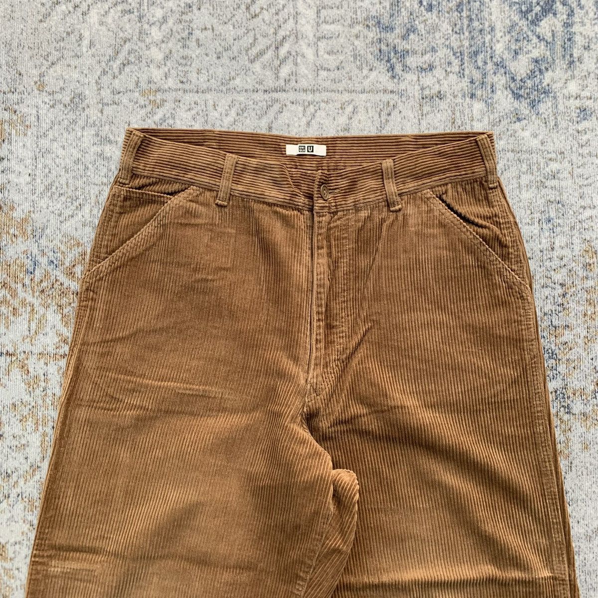 Christophe Lemaire Lemaire Carpenter Corduroy Uniqlo U Wide Pants Size US 34 / EU 50 - 2 Thumbnail