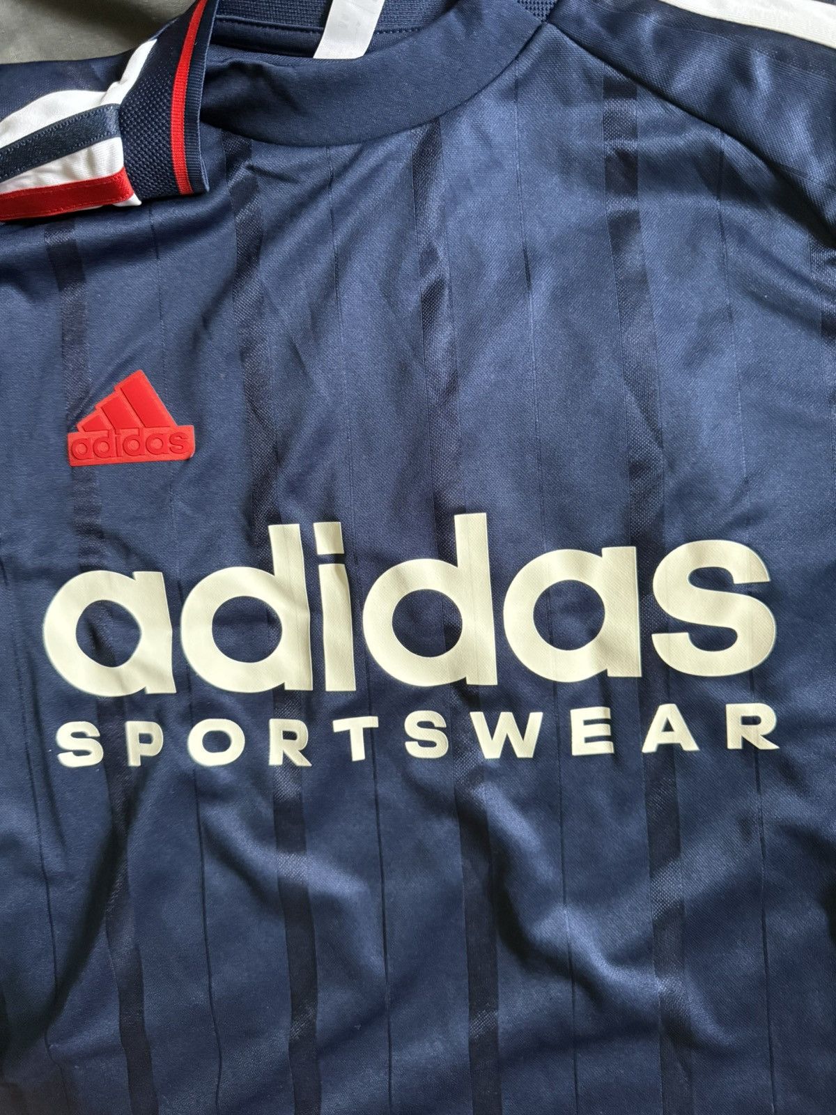 Adidas Blue adidas soccer shirt Size US S / EU 44-46 / 1 - 2 Thumbnail