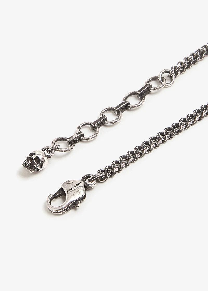 Alexander McQueen o1w1db10725 Size:OS/The Faceted Stone Necklace in Silver Size ONE SIZE - 3 Thumbnail