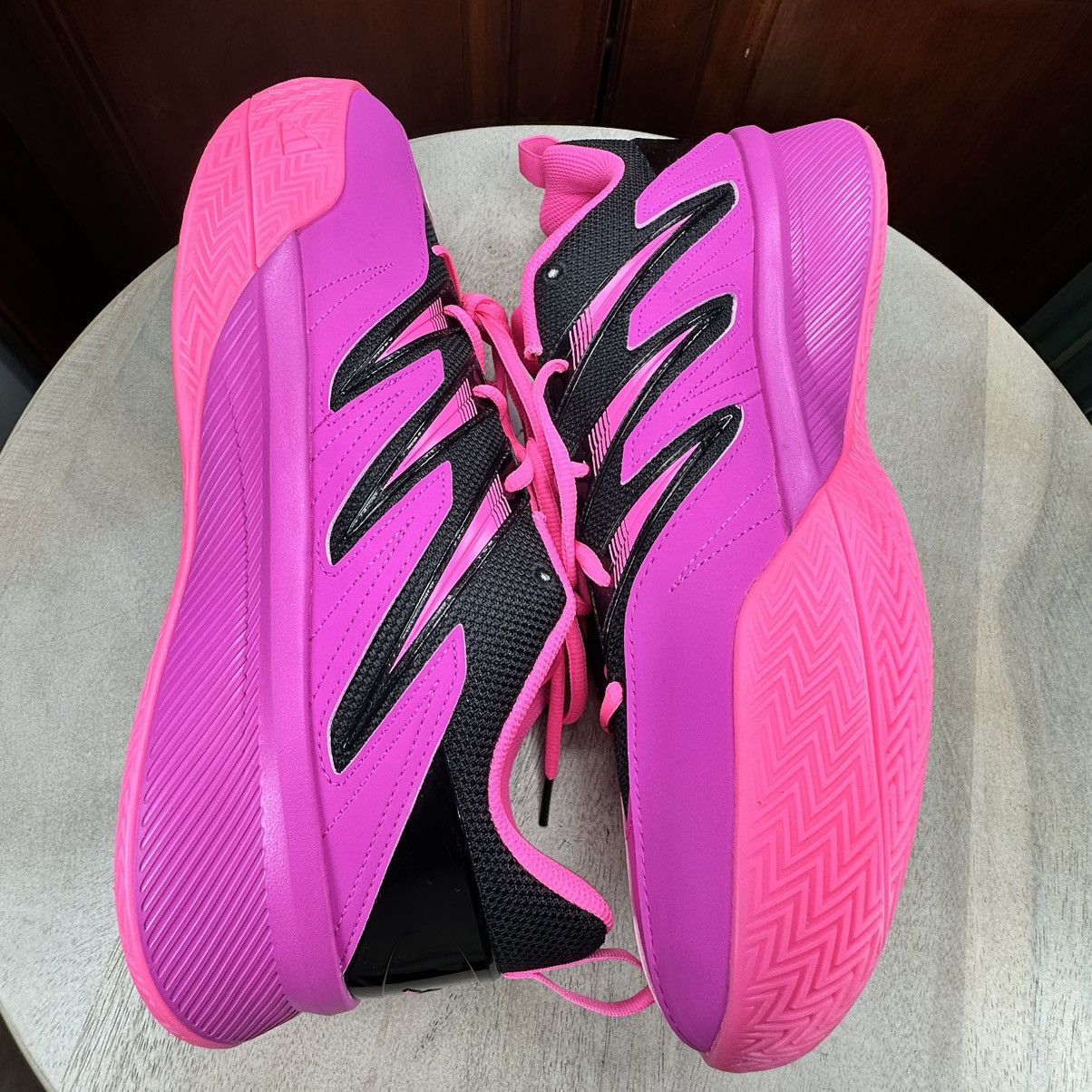 Adidas Adidas Dame Certified 3 Lucid Fuchsia Men Basketball Sz 8.5 Size US 8.5 / EU 41-42 - 3 Thumbnail