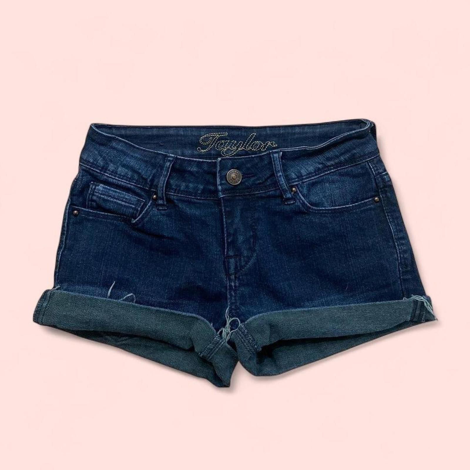 Designer Delia’s- Navy blue Lowrise shorts Size 26" / US 2 / IT 38 - 1 Thumbnail