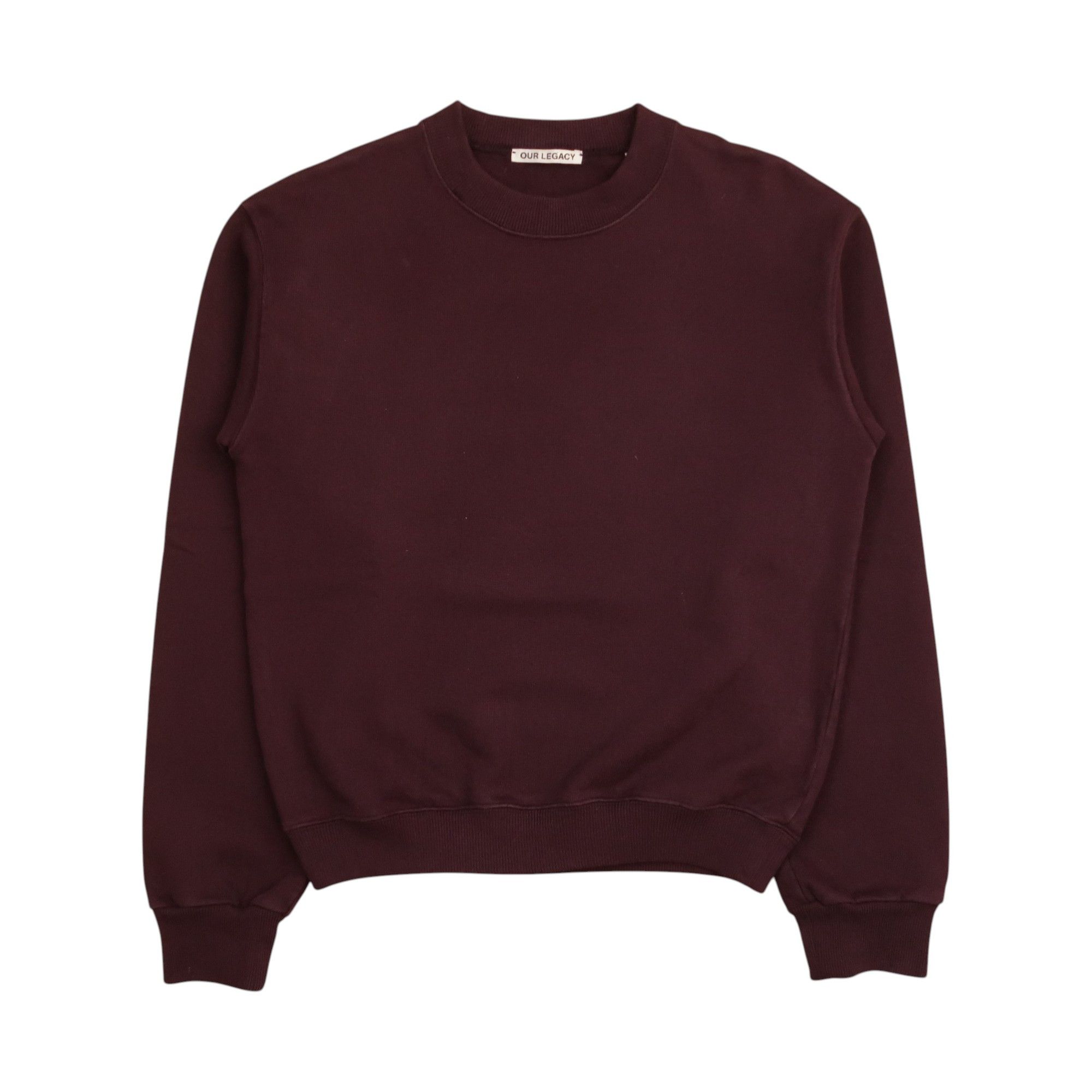 Our Legacy Our Legacy First Sweat Maroon Sweatshirt Size US S / EU 44-46 / 1 - 1 Thumbnail