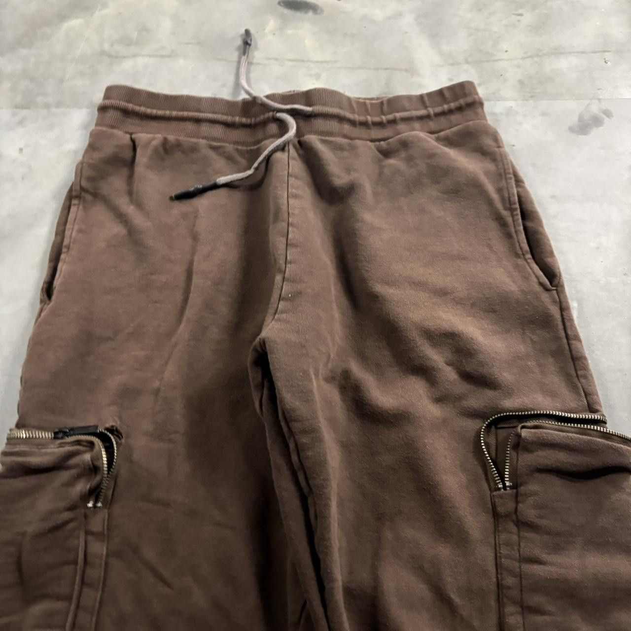 Vintage Crazy Vintage Y2K/2000s Brown Streetwear Essential Cargo Sweatpants! Fits M Size US 32 / EU 48 - 4 Thumbnail