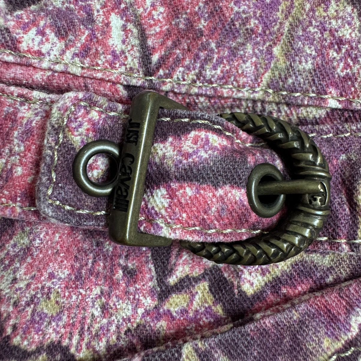 Just Cavalli Just cavalli pink snake print cotton vintage mini skirt Size 28" / US 6 / IT 42 - 3 Thumbnail
