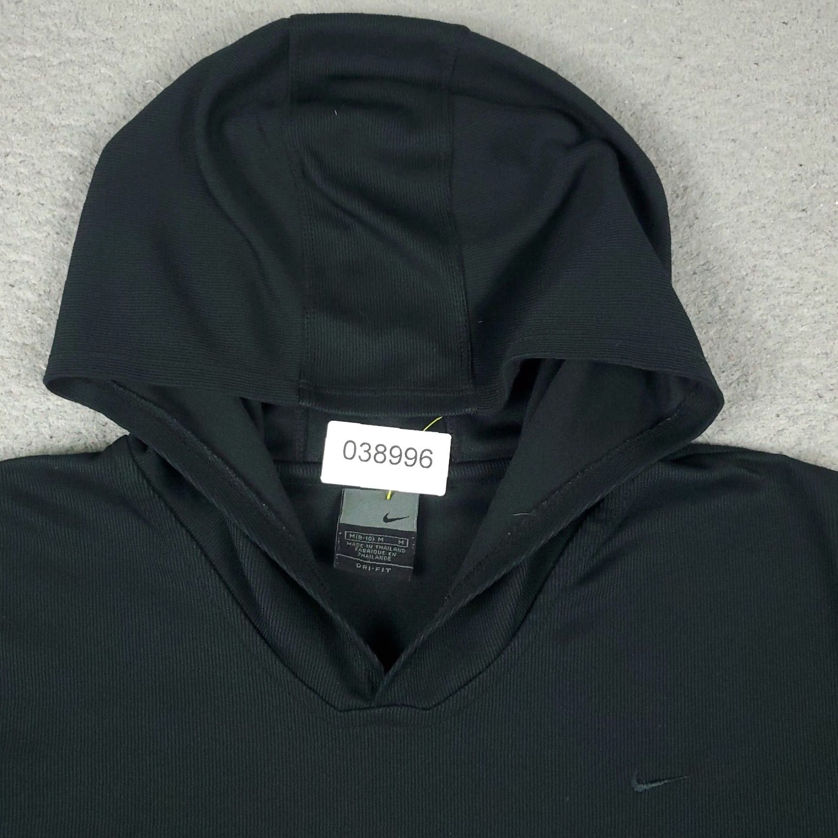 Nike Nike Shirt Womens M Black Vintage Y2K Hoodie Pullover Long Sleeve Mock Neck Pullover Sweatshirt T-Shirt Size M / US 6-8 / IT 42-44 - 3 Thumbnail