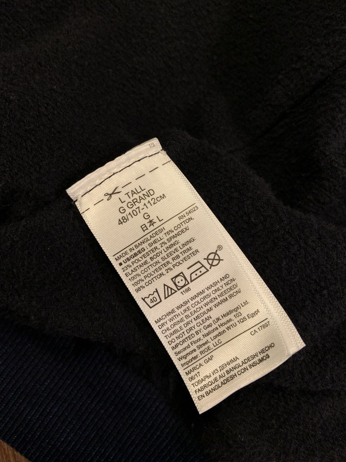 Gap [Vintage] Gap Jean Bomber Jacket Size US M / EU 48-50 / 2 - 3 Thumbnail