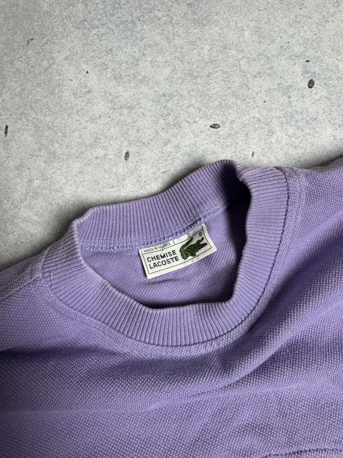 Lacoste Vintage 90s Chemise Lacoste Baggy Sweatshirt Preppy Size US S / EU 44-46 / 1 - 4 Thumbnail