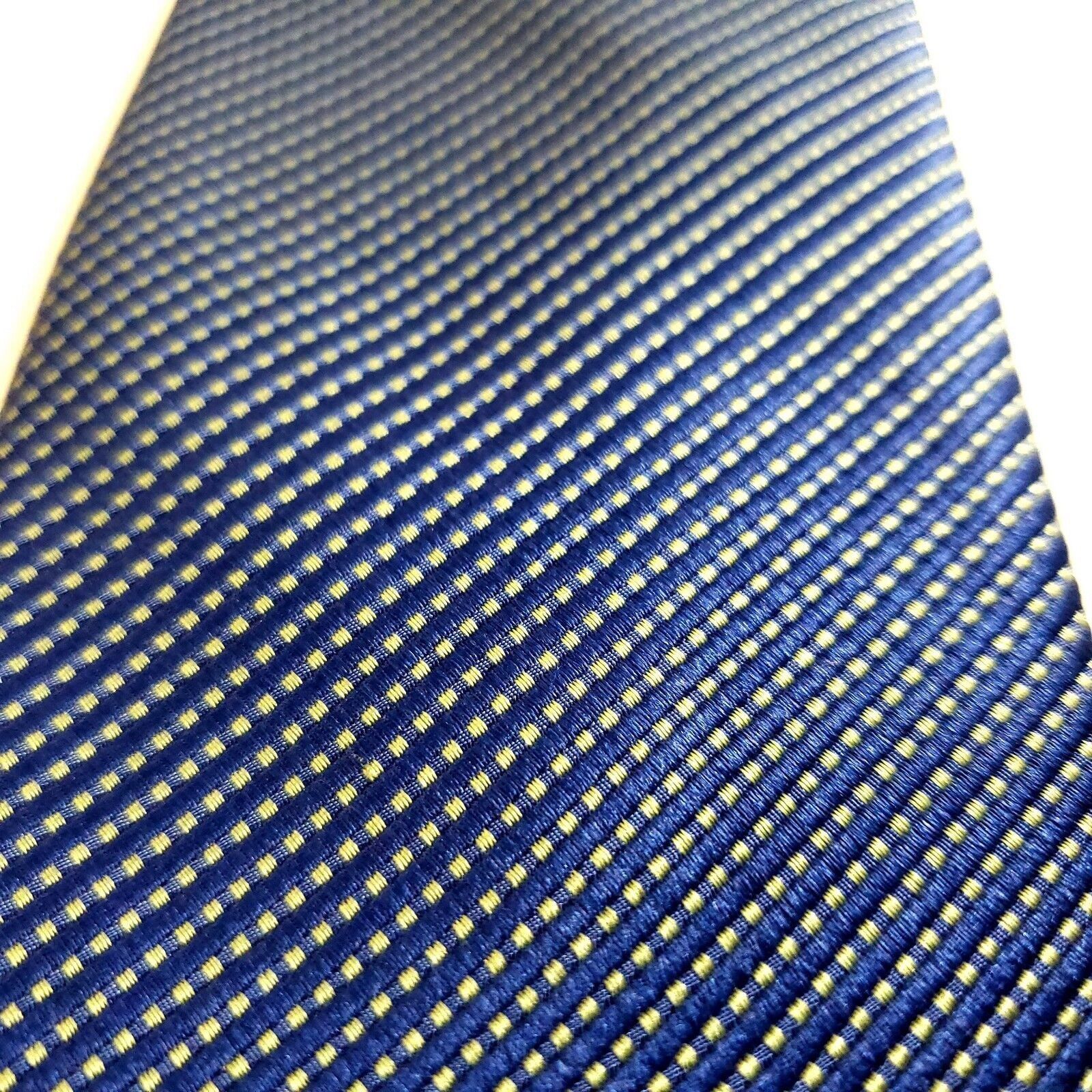 Calvin Klein Calvin Klein Blue Green Woven Check Silk Tie Size ONE SIZE - 2 Thumbnail
