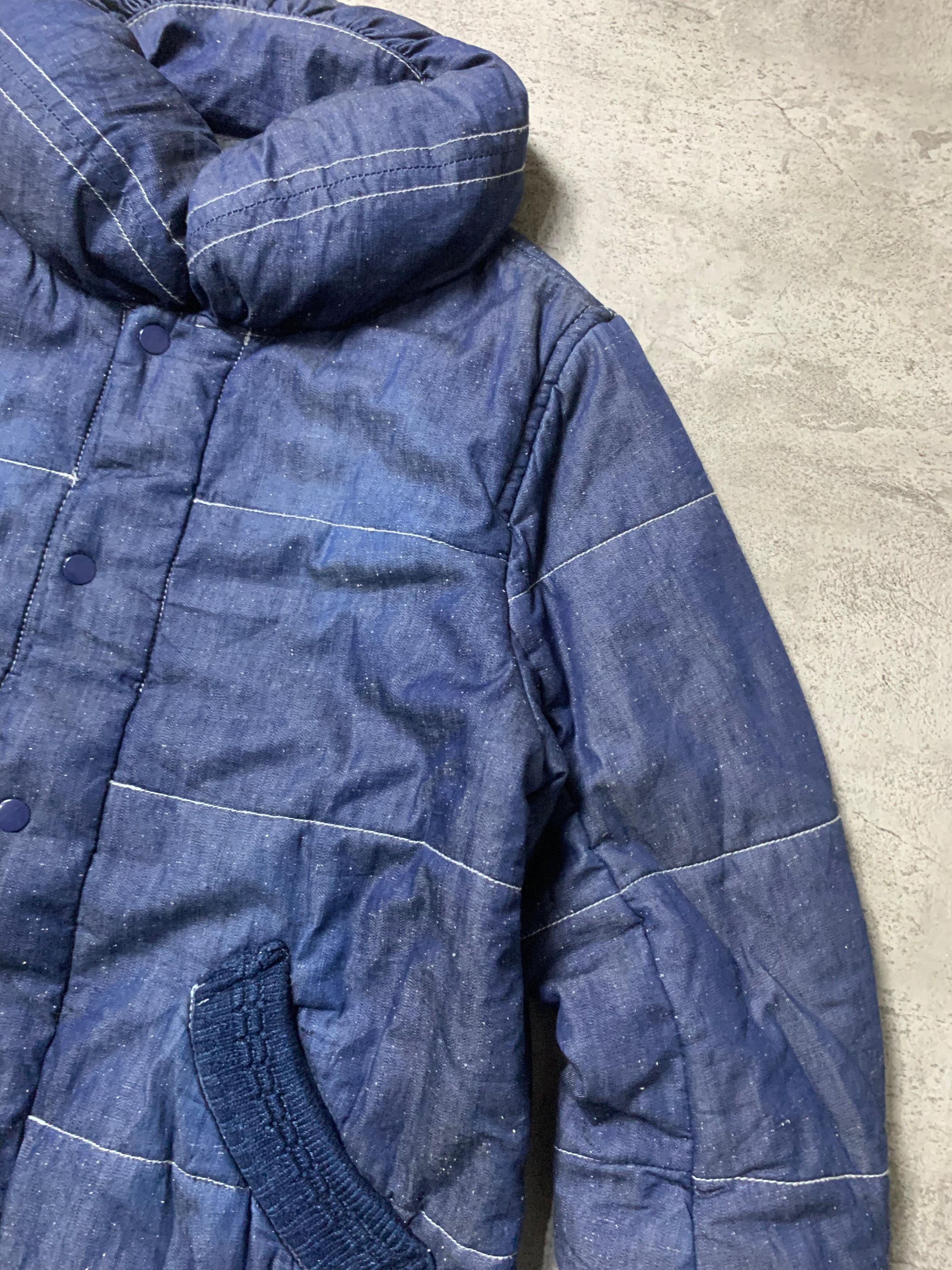 mercibeaucoup 2000s Mercibeacoup Puffer Double Zipper Denim Jacket Size US M / EU 48-50 / 2 - 2 Thumbnail