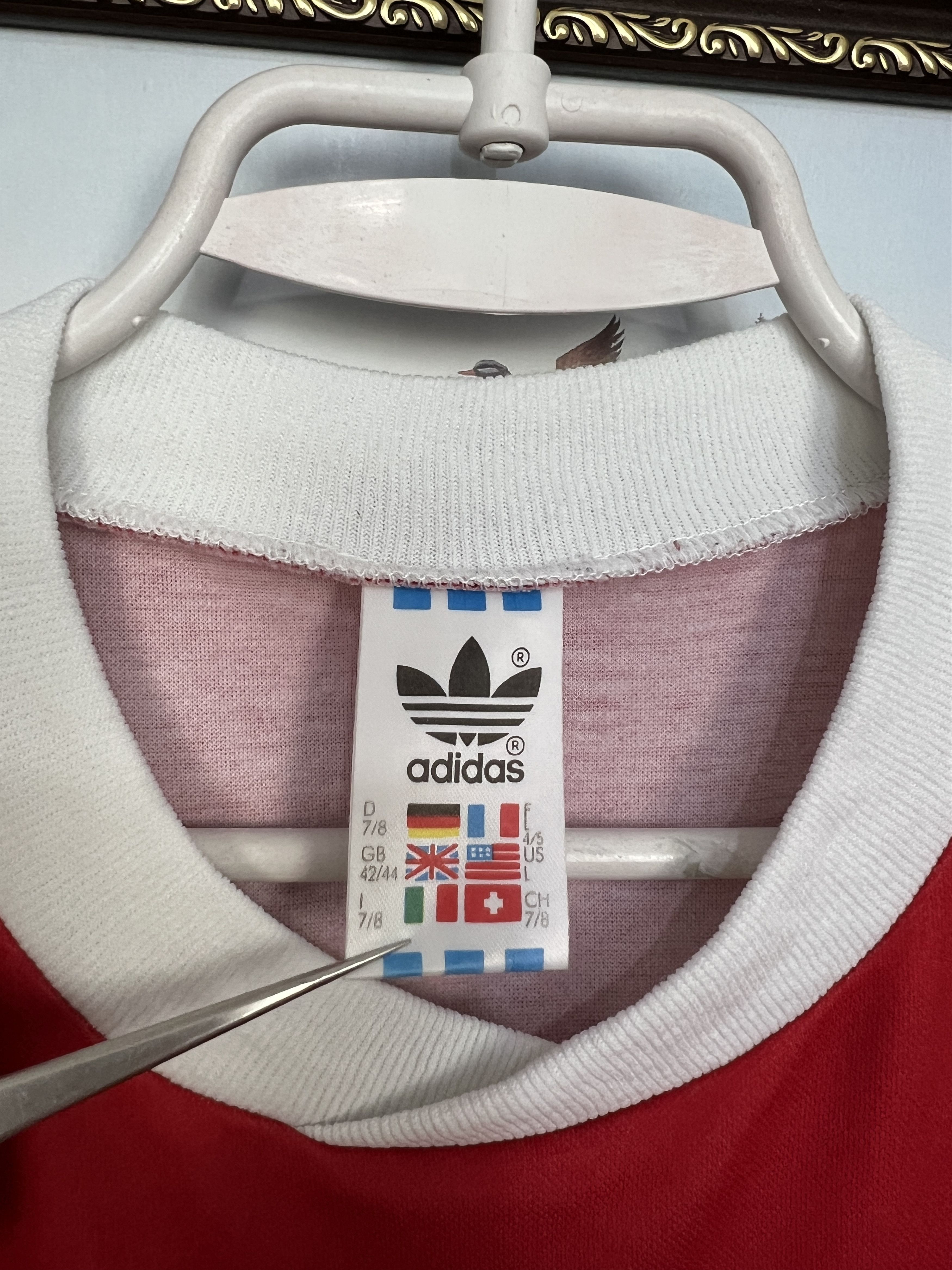 Adidas Hungary Football Olympics Shirt Jersey National Team Trikot Size US L / EU 52-54 / 3 - 7 Thumbnail