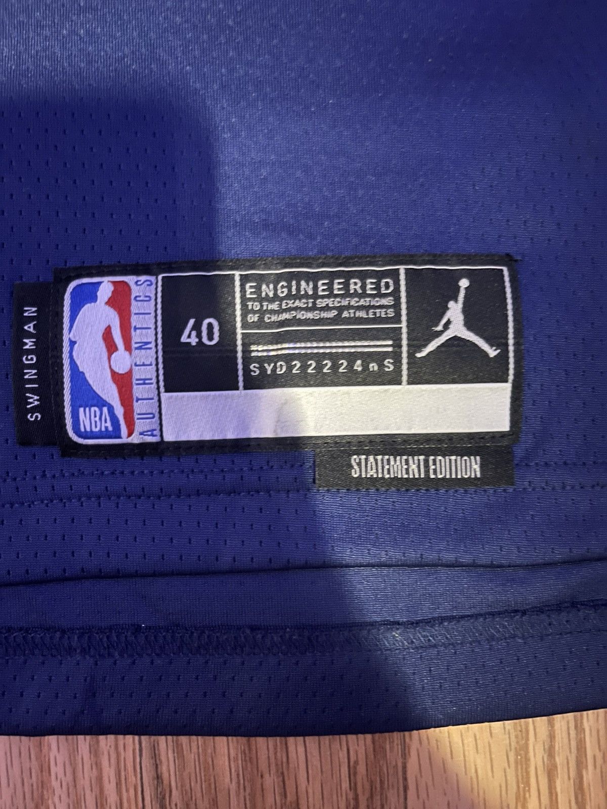 Jordan Brand Golden state warriors Andrew wiggins “22” Size US XXS / EU 40 - 3 Thumbnail