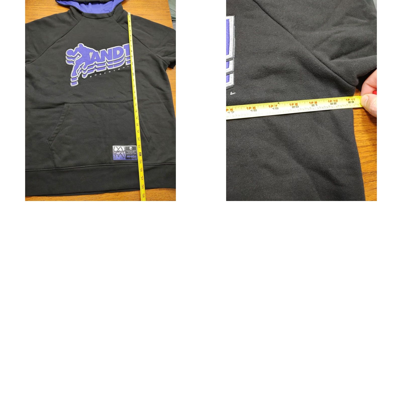Vintage VINTAGE AND1 Hoodie Mens L Black And One Short Sleeve Streetball Basketball Y2K Size US L / EU 52-54 / 3 - 8 Thumbnail