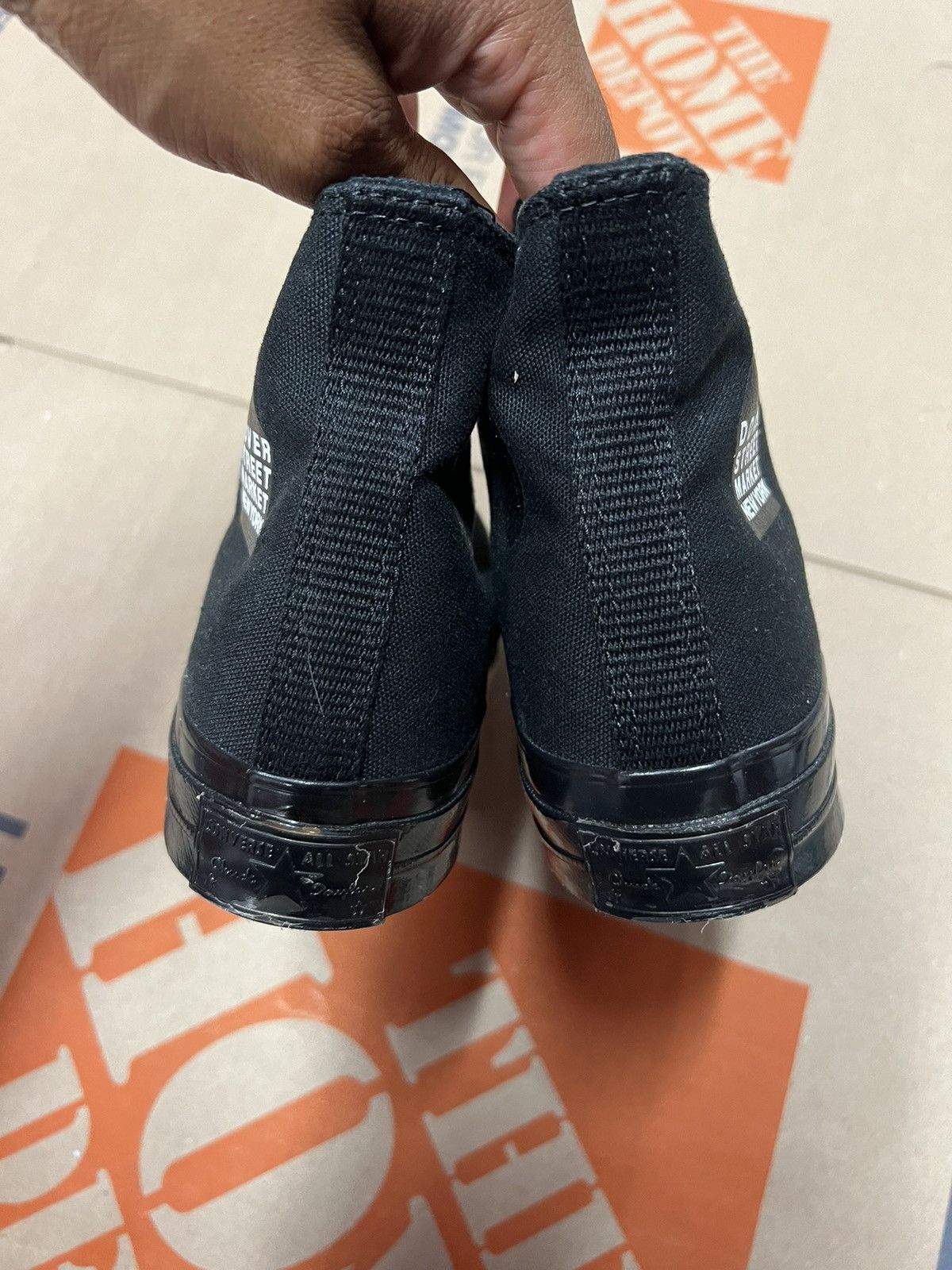 Converse × Dover Street Market Dover Street Market/Converse Chuck 70 High - black Size US 6 / IT 36 - 3 Thumbnail