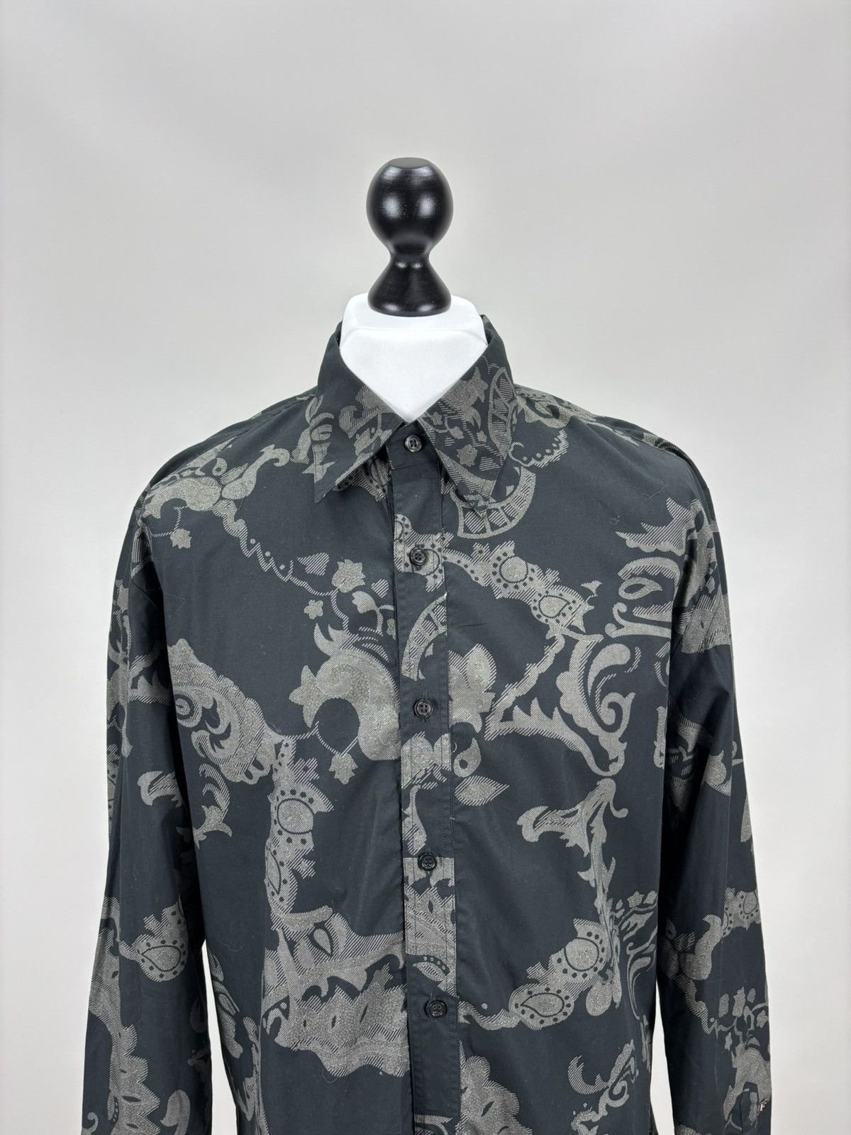 Gianfranco Ferre Mens shirt Gianfranco Ferre Jeans Size XXL Color Black Size US XXL / EU 58 / 5 - 3 Thumbnail
