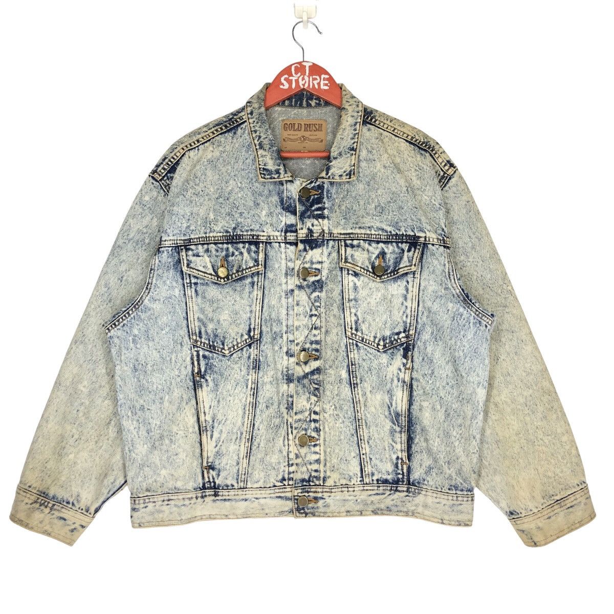 Edwin Edwin Gold Rush Denim Asid Wash Jacket Size US L / EU 52-54 / 3 - 1 Thumbnail