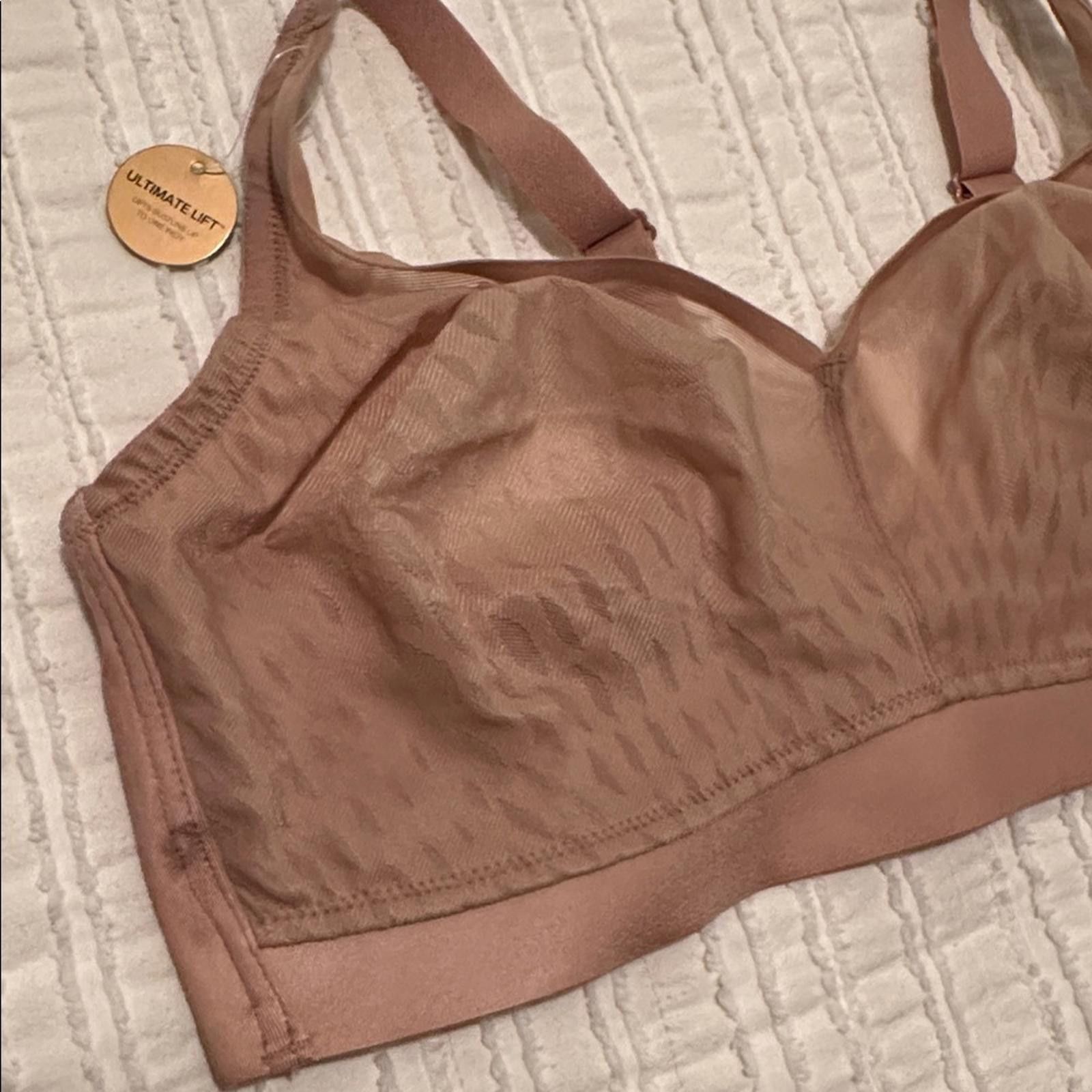 Other NWT Wacoal 42D Seamless Tan Bra Bralette adjustable Size ONE SIZE - 3 Thumbnail