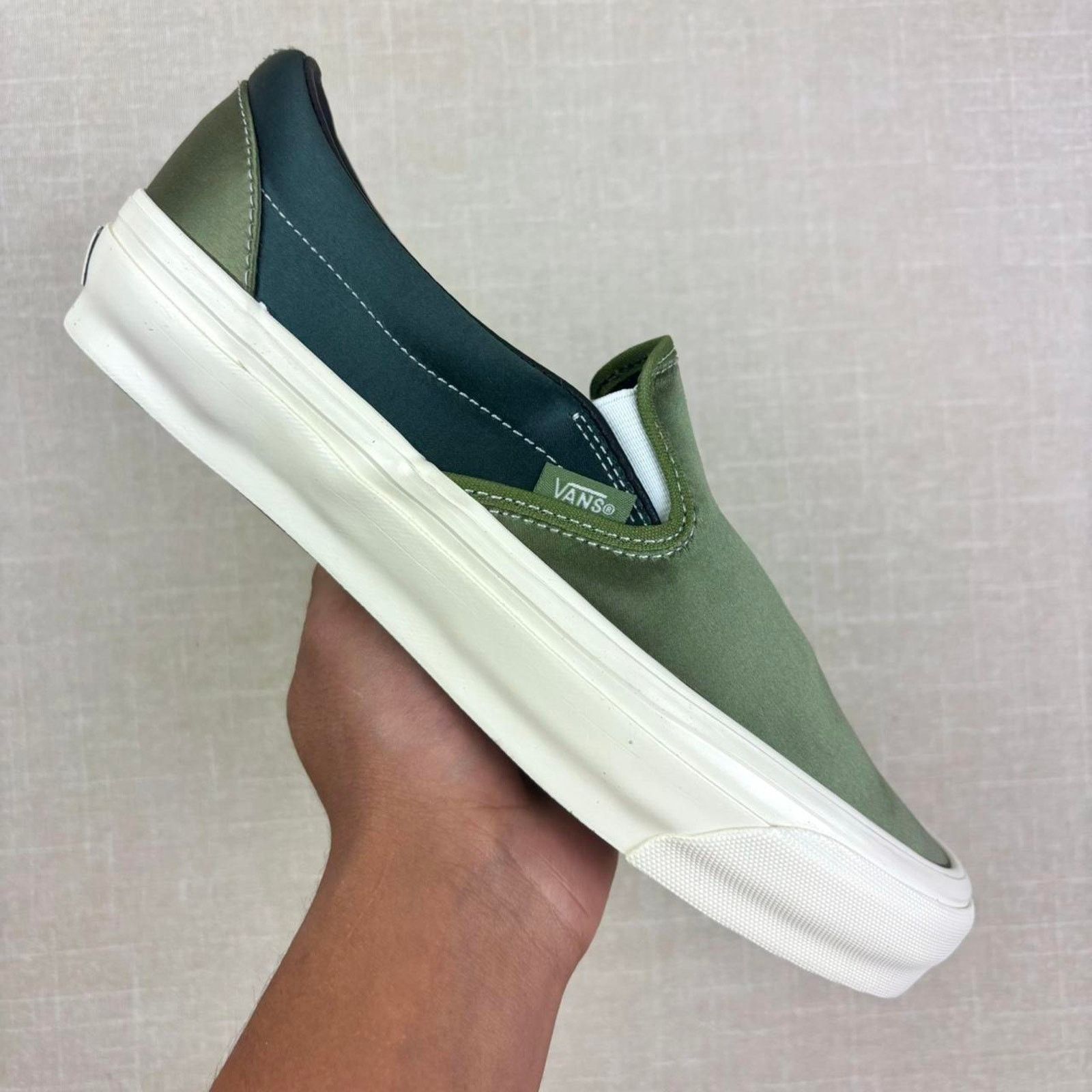 Vans 🍃 Vans Slip-On Reissue 98 LX “Satin Loden Green” 8M Size US 8 / EU 41 - 1 Thumbnail