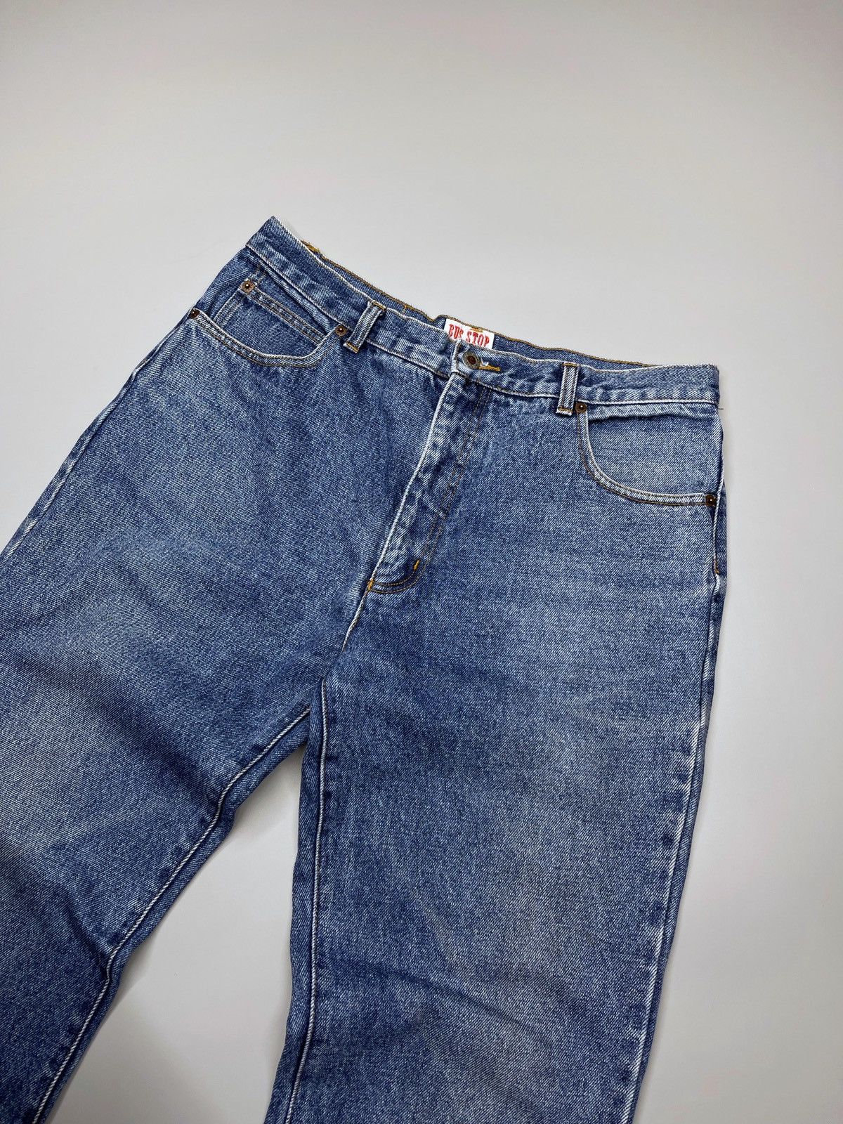 Vintage VINTAGE Y2K DENIM JEANS BUS STOP STREETWEAR Size US 34 / EU 50 - 5 Thumbnail
