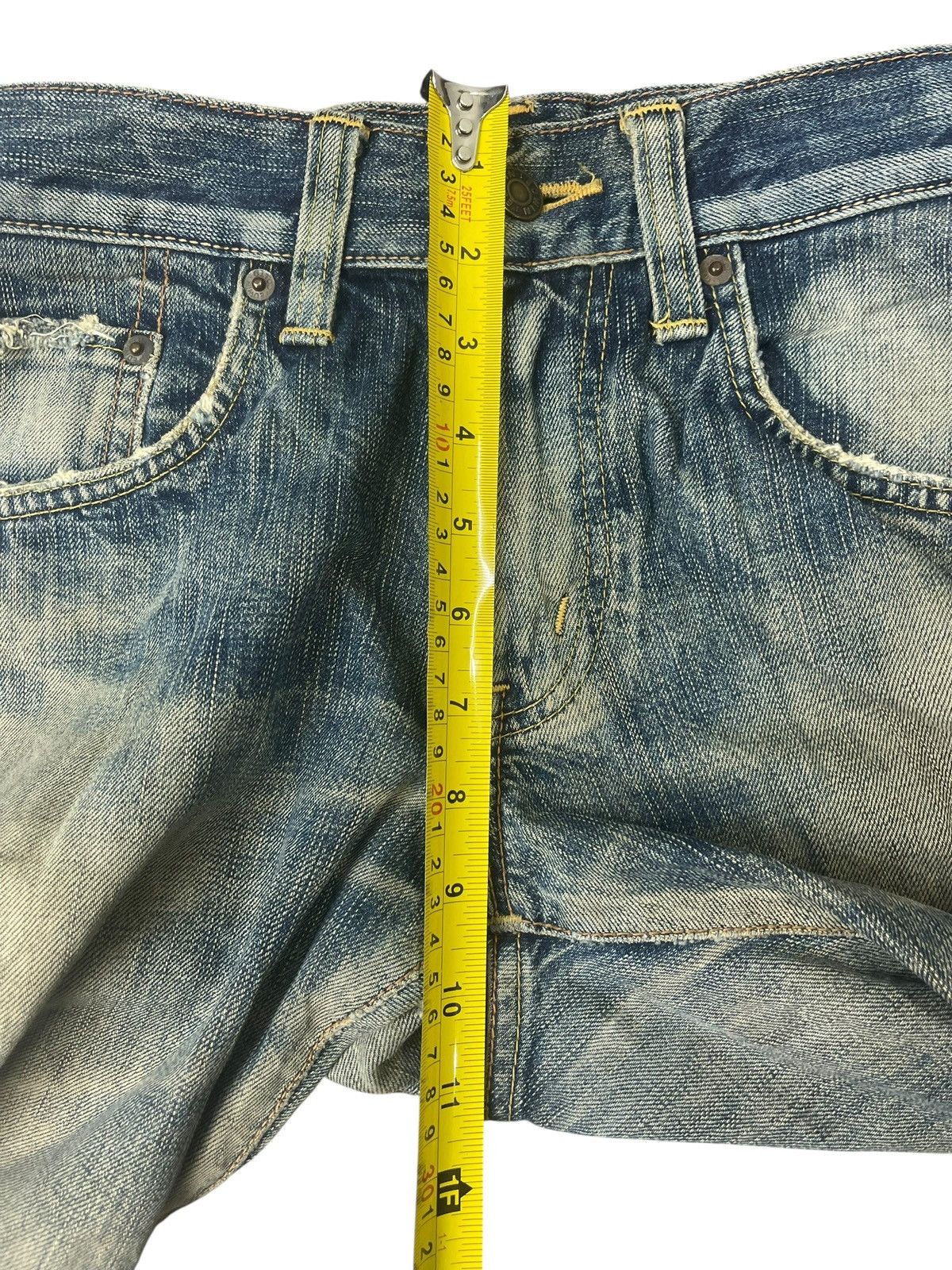 Edwin Vintage Edwin 503 Faded Distressed Jeans Streetwear Size US 30 / EU 46 - 16 Thumbnail