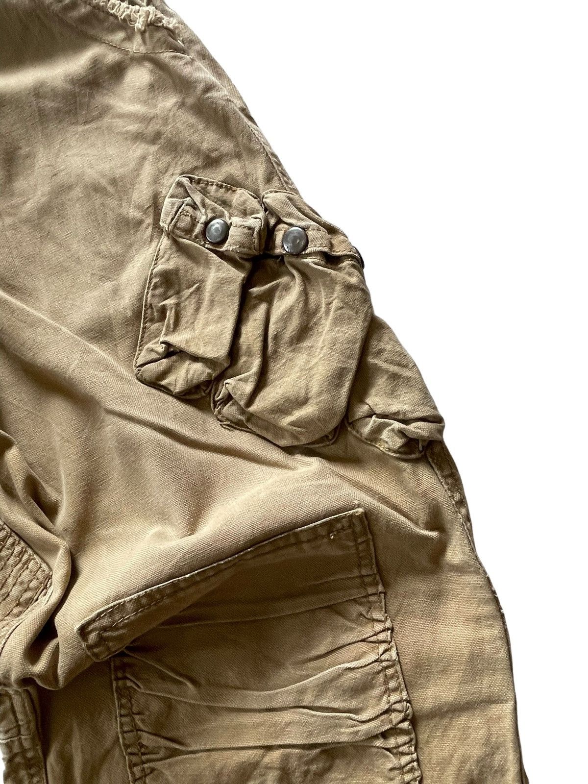 Japanese Brand × Junya Watanabe Junyawatanabe Dolce Gabanna Style Distressed Baggy Cargos Size US 32 / EU 48 - 8 Thumbnail