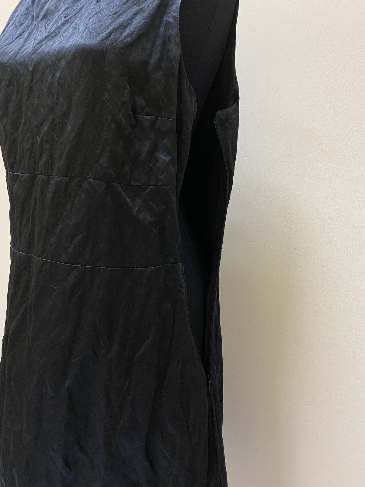 Sarah Pacini Sarah Pacini Black Cotton/Nylon Midi Dress Size 3 Size L / US 10 / IT 46 - 7 Thumbnail
