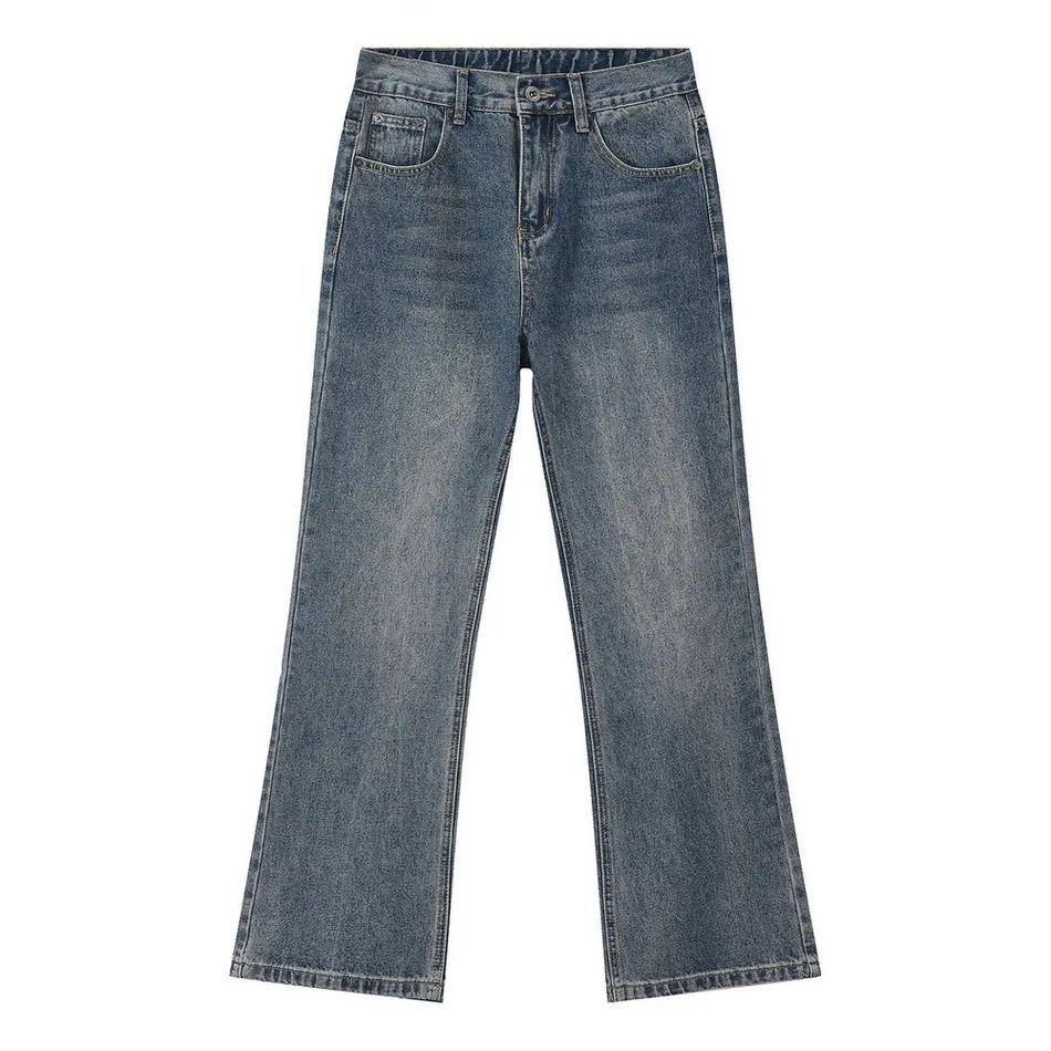 Japanese Brand Retro loose wide leg slightly flared jeans Size US 32 / EU 48 - 5 Thumbnail