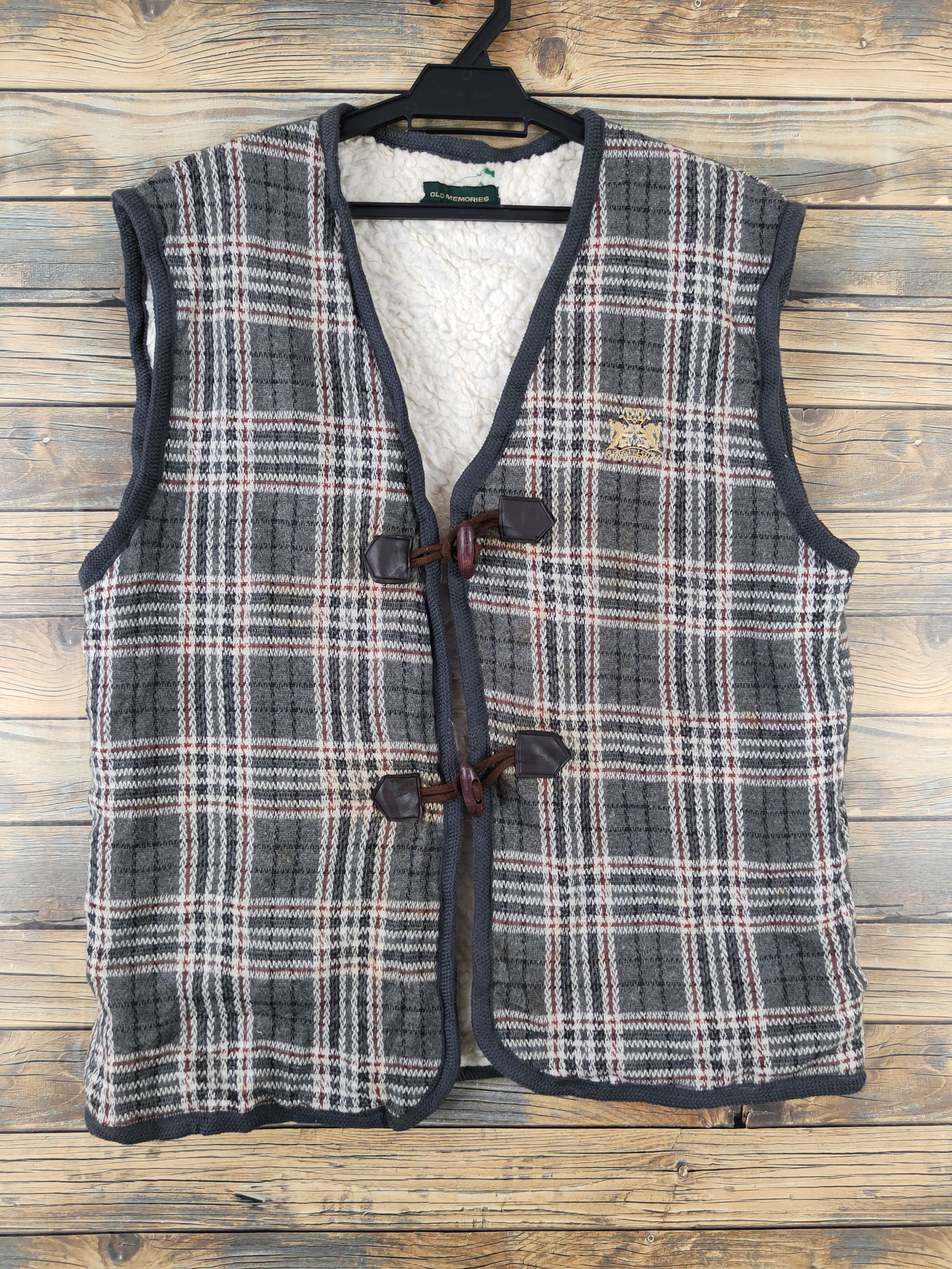 Vintage Furr Old Memories Dark Gray Vests