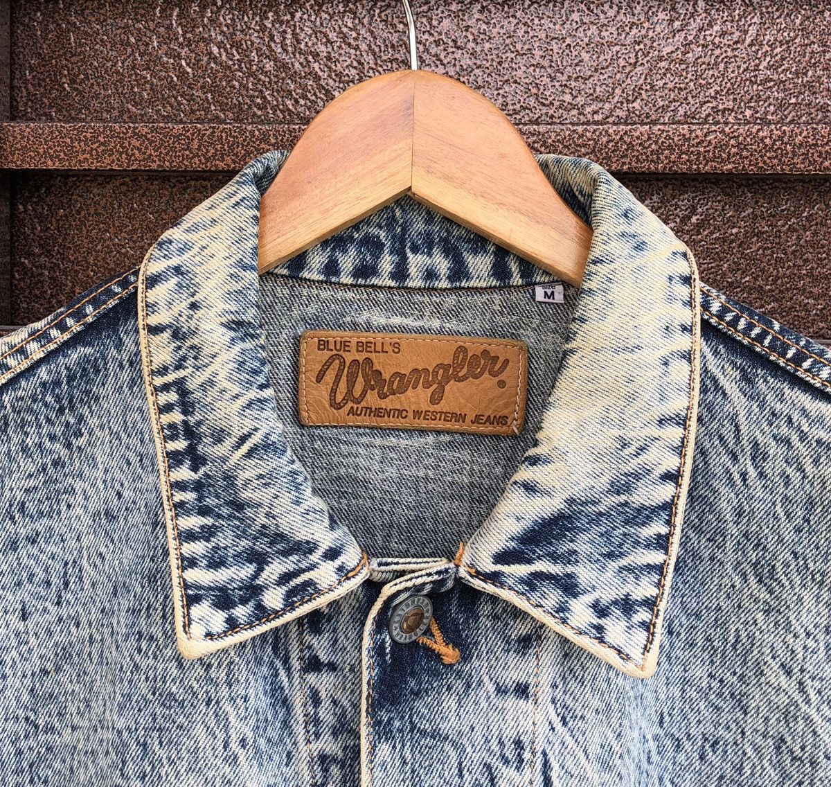 Wrangler VTG 80s Wrangler Blue Bell’s Acid Wash Denim Trucker Jacket Size US M / EU 48-50 / 2 - 16 Thumbnail