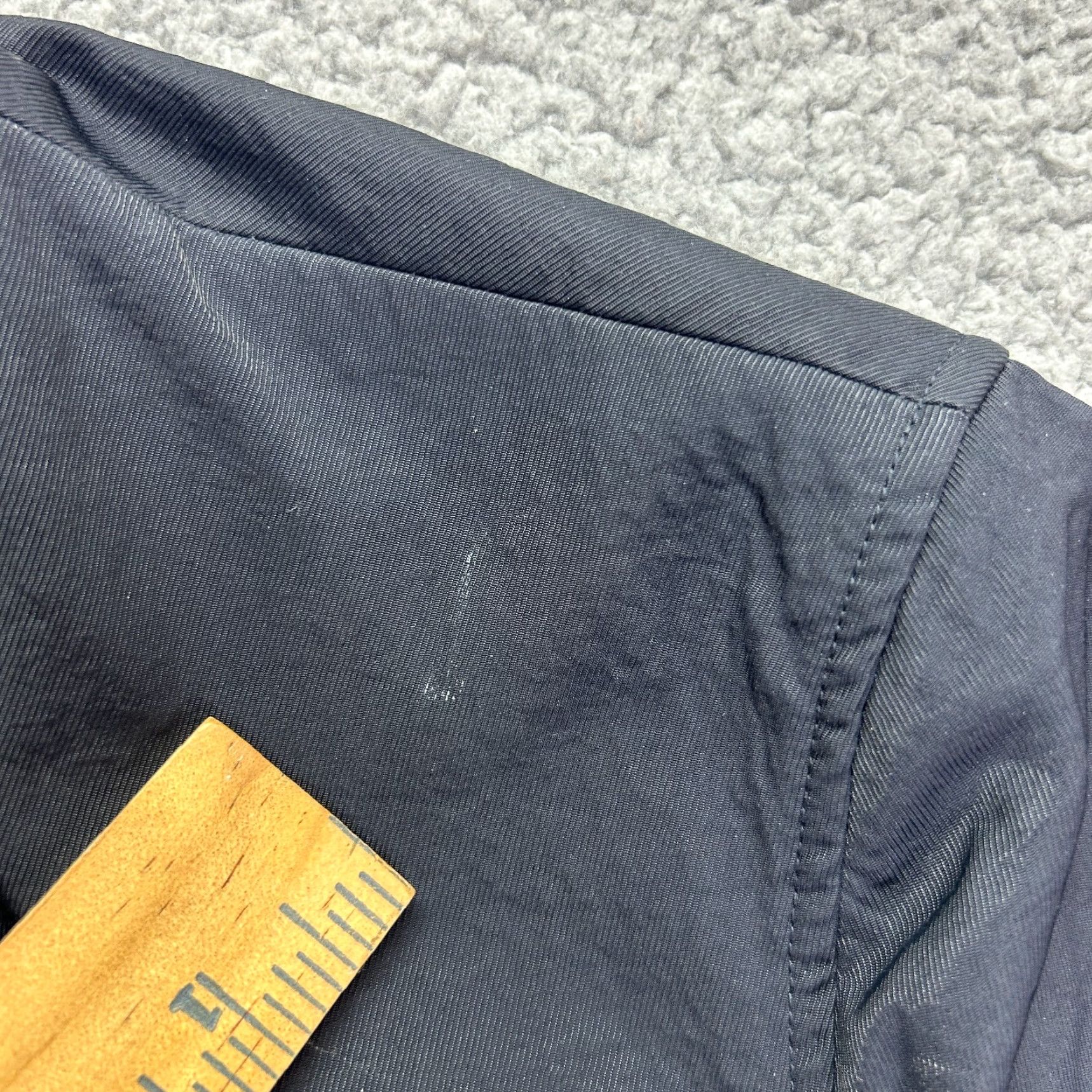 Vince Vince Blazer Mens 46 Navy Blue Tech Fabric Casual Formal 100% Authentic USA Seller Mens Size 46R - 4 Thumbnail