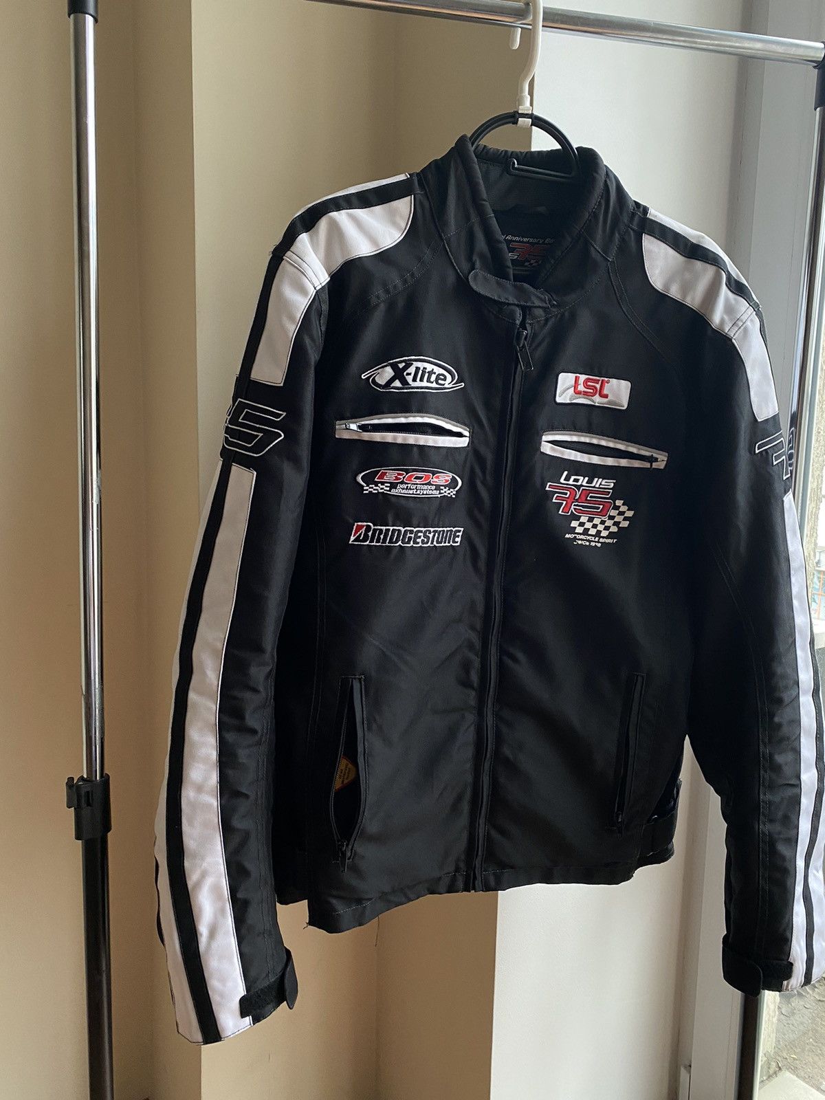 Vintage Vintage Louis 75 X-lite Bridgestone Racing Moto Jacket Size US L / EU 52-54 / 3 - 5 Thumbnail