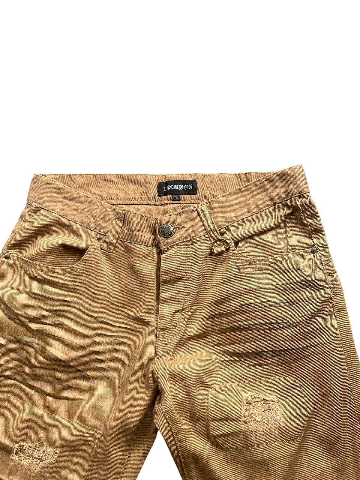 Japanese Brand Lowbox Distresed Denim Size US 30 / EU 46 - 6 Thumbnail