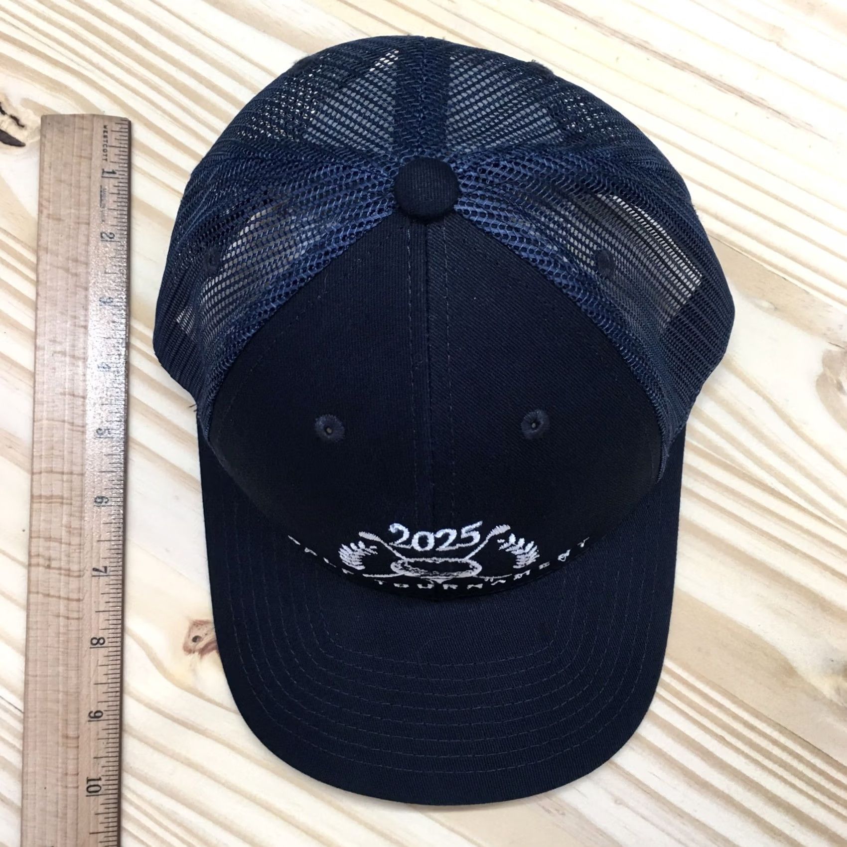 Vintage 2025 Golf Tournament Trucker Hat Unisex Blue OSFA Curved Brim Embroidered Logo Nike Shirt Size ONE SIZE - 4 Thumbnail